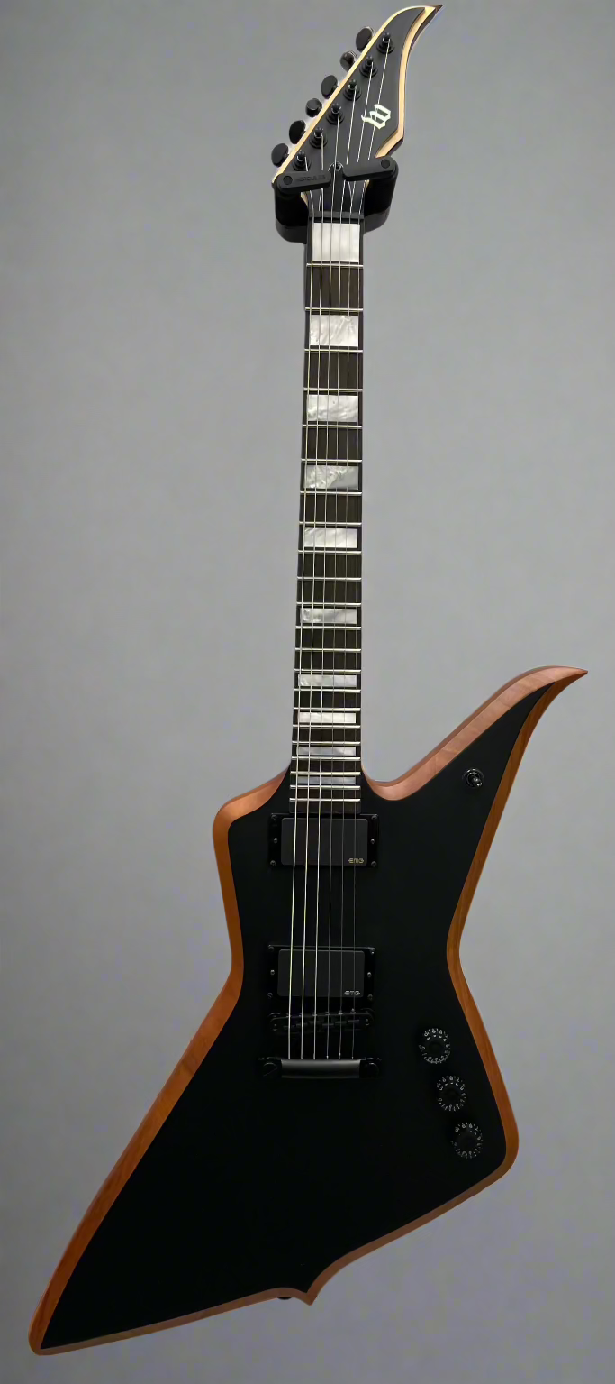 Wylde Audio BLOOD EAGLE - Mahogany Blackout Electric Guitar 4520-SHC SERIAL NUMBER WA24060030 - 9.0 LBS