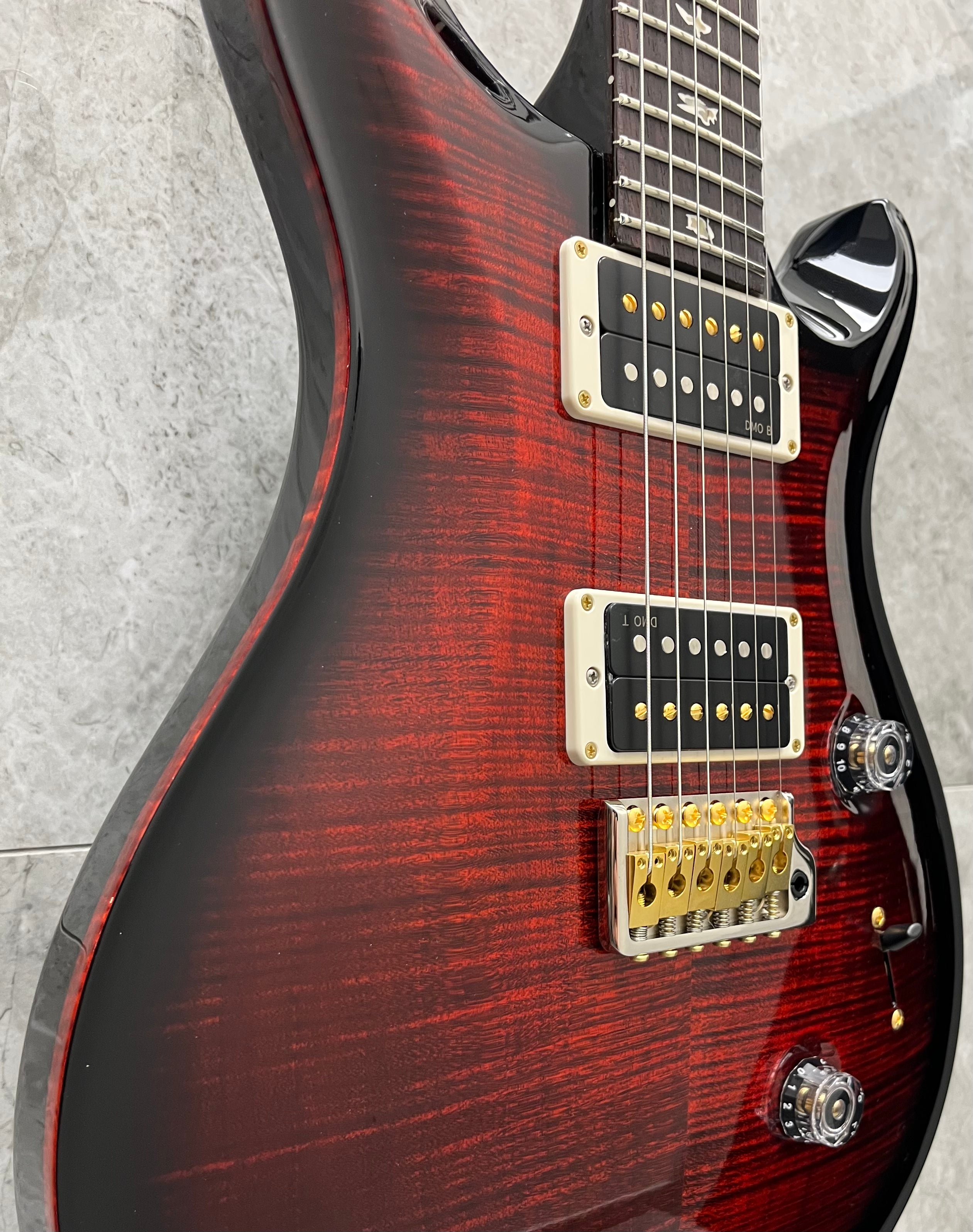PRS USA Custom 24 - 10 Top Electric Guitar 72 - Fire Smokeburst 112787::72: SERIAL NUMBER 24 0394335 - 7.4 LBS