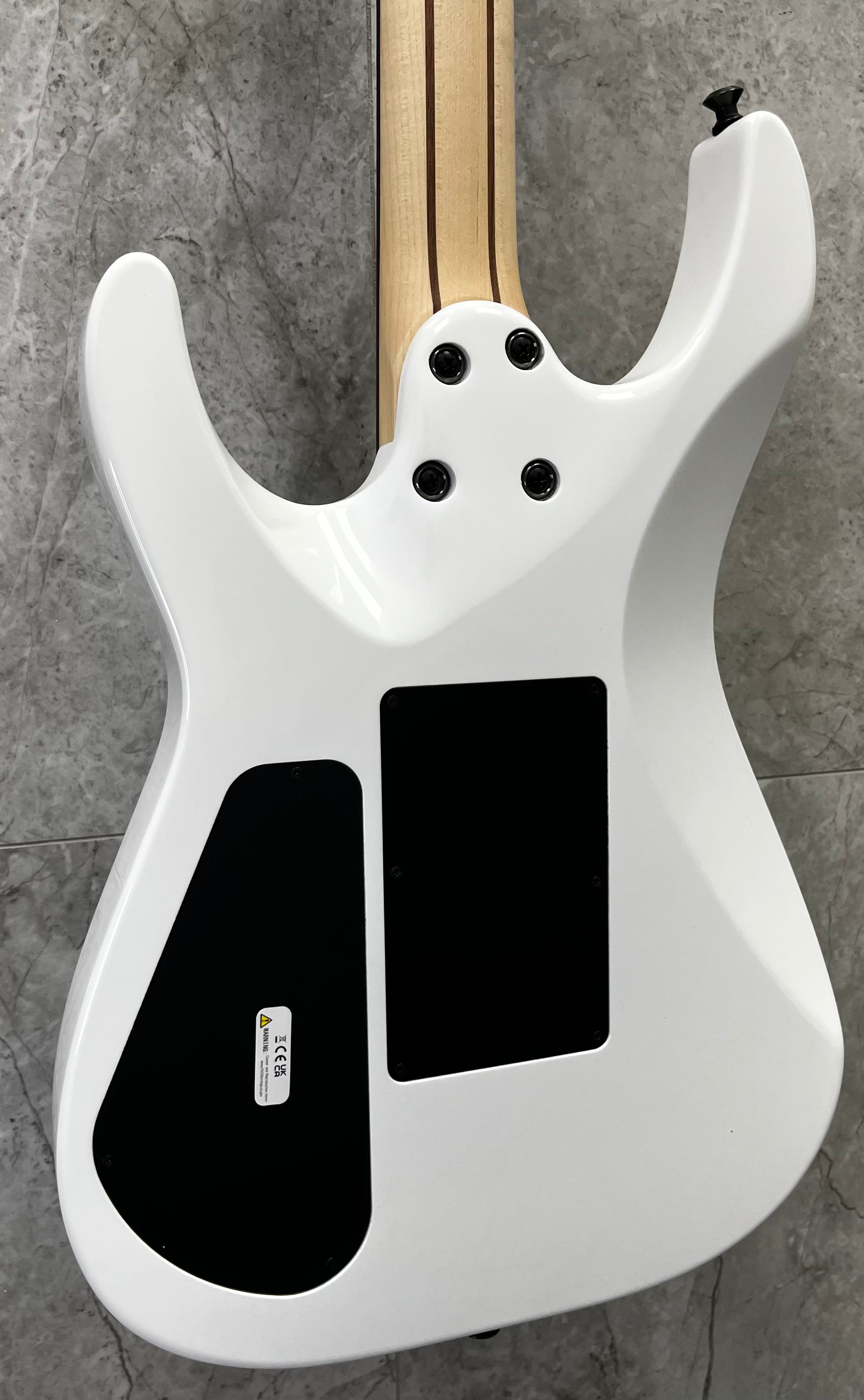 Jackson Made in Japan MJ Series Dinky DKR, Ebony Fingerboard, Snow White 2904009276 SERIAL NUMBER JFJ2500138 - 7 LBS 1 OZ