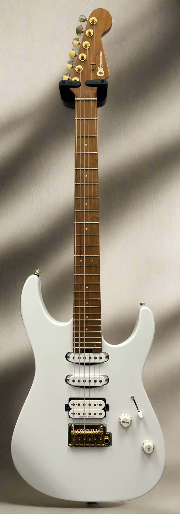 Charvel Pro-Mod DK24 HSS 2PT CM Caramelized Maple Fingerboard Snow White 2969413576 SERIAL NUMBER MC25000395 - 7.0 LBS