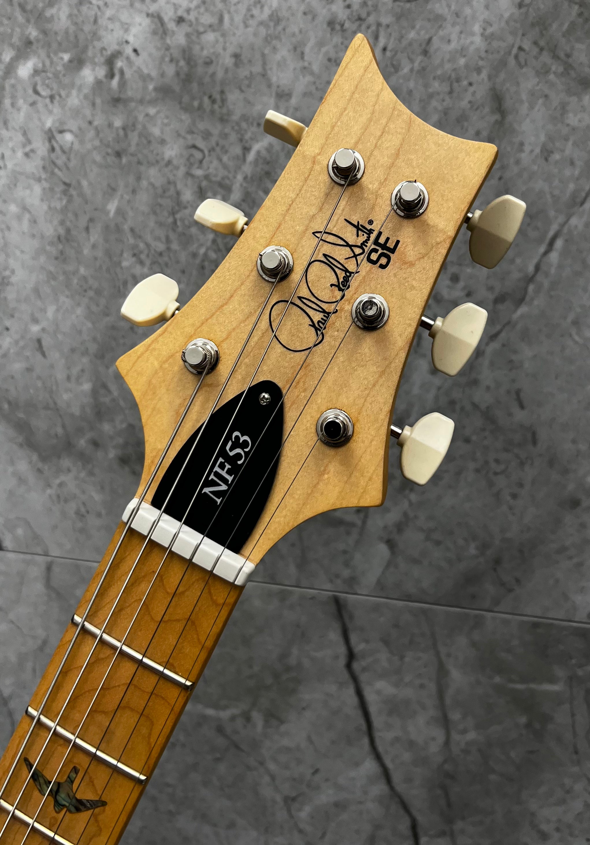 PRS GUITARS SE NF 53 Black Doghair GIG BAG INCLUDED 115421::BW NF53 SERIAL NUMBER CTIH035991 - 7 LBS 10 OZ