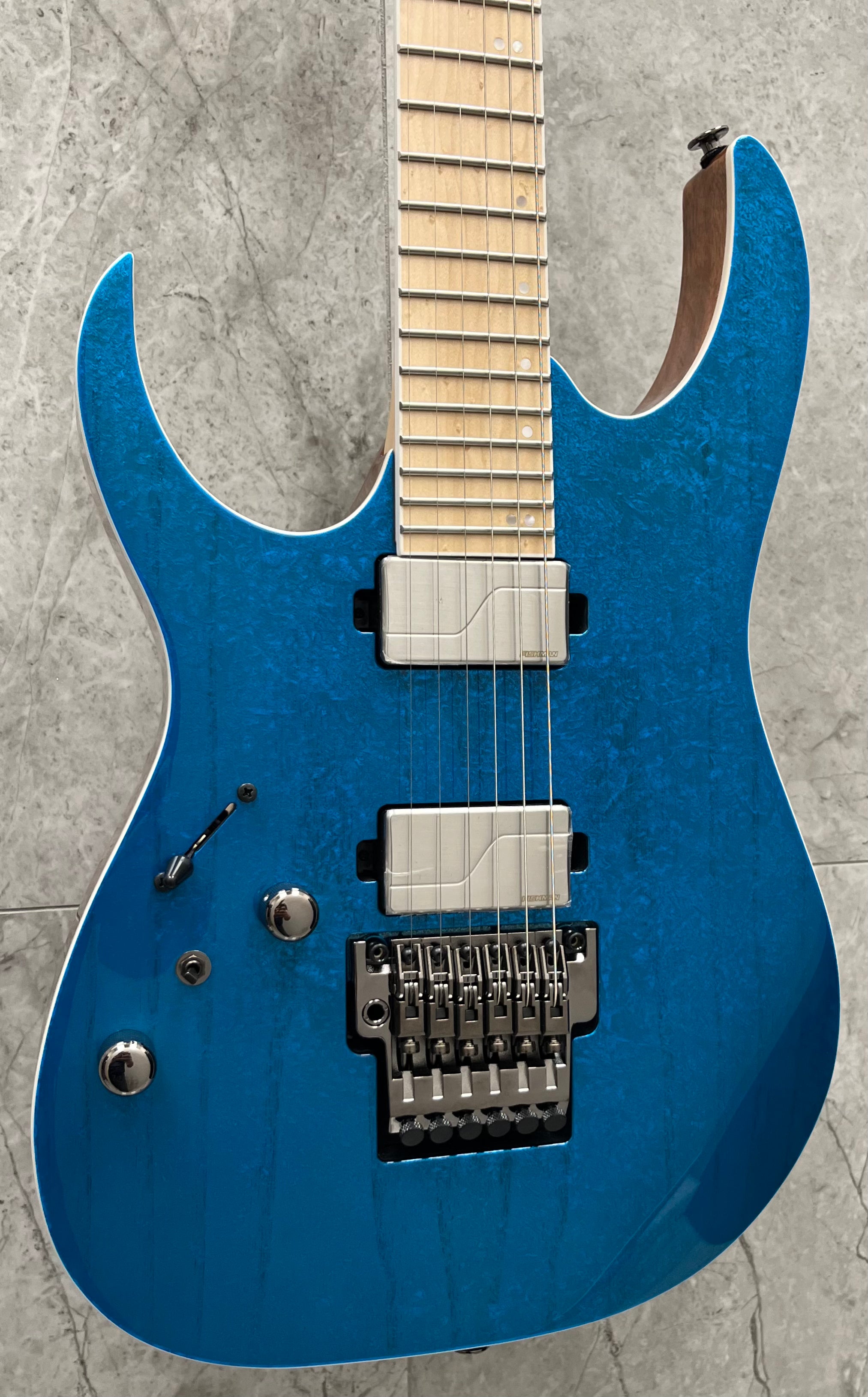 Ibanez Made In Japan Prestige RG5120 Left Handed FROZEN OCEAN RG5120MLFCN SERIAL NUMBER F2507677 - 8 LBS 3 OZ