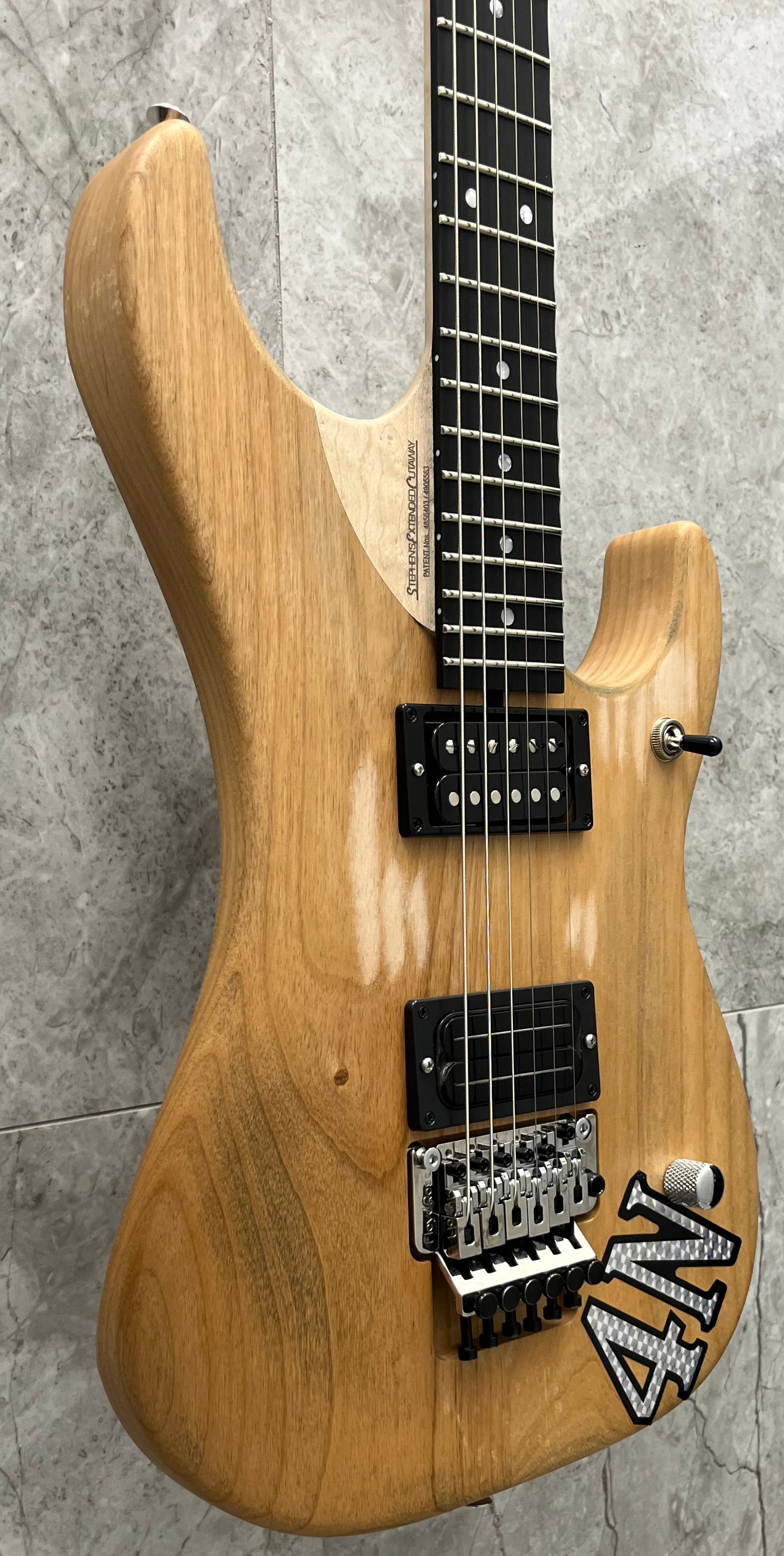 Washburn Nuno Bettencourt USA Series Electric Guitar With Hardcase, Matte Natural 4N-D SERIAL NUMBER 2510007 - 6 LBS 13 OZ