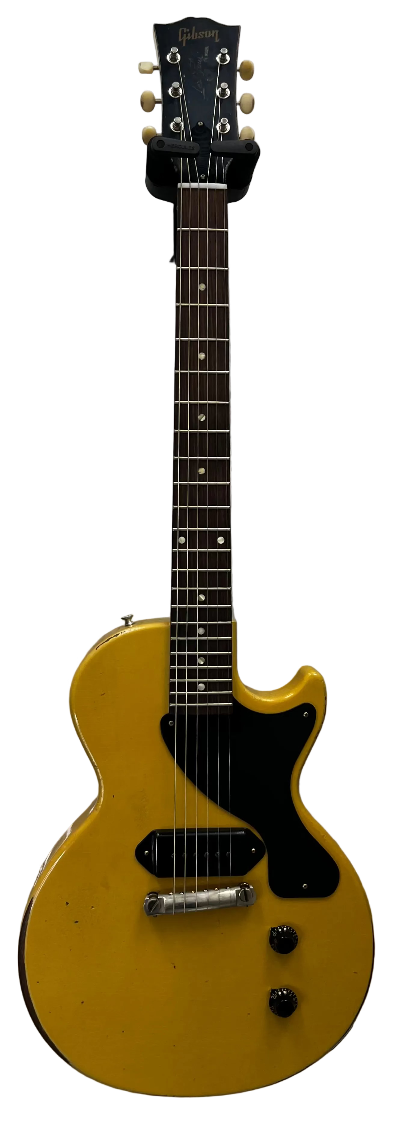Gibson Custom Shop Murphy Lab 1957 Les Paul Junior Single Cut TV Yellow Heavy Aged - TV Yellow LPJRSC57HATVNH SERIAL NUMBER 741278 - 7 LBS 9 OZ