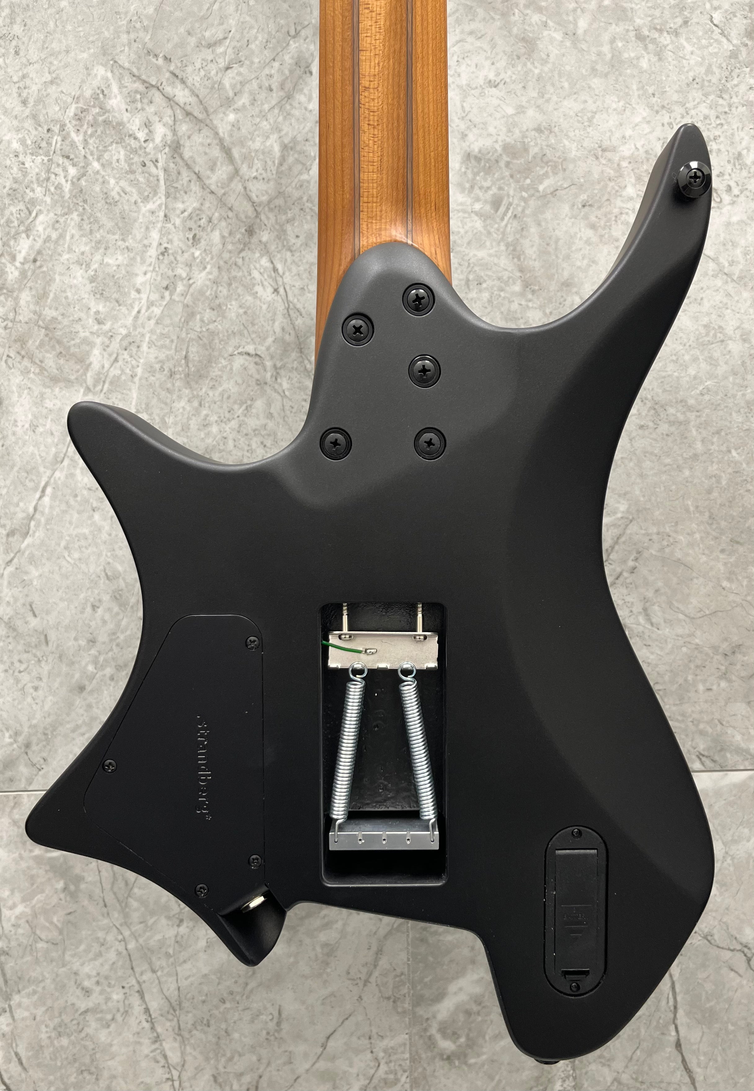Strandberg Boden Metal NX7 7 STRING Tremolo Electric Guitar, Black Granite BD7TCT-24M-L-M-BK SERIAL NUMBER C2504672 - 5 LBS 10 OZ