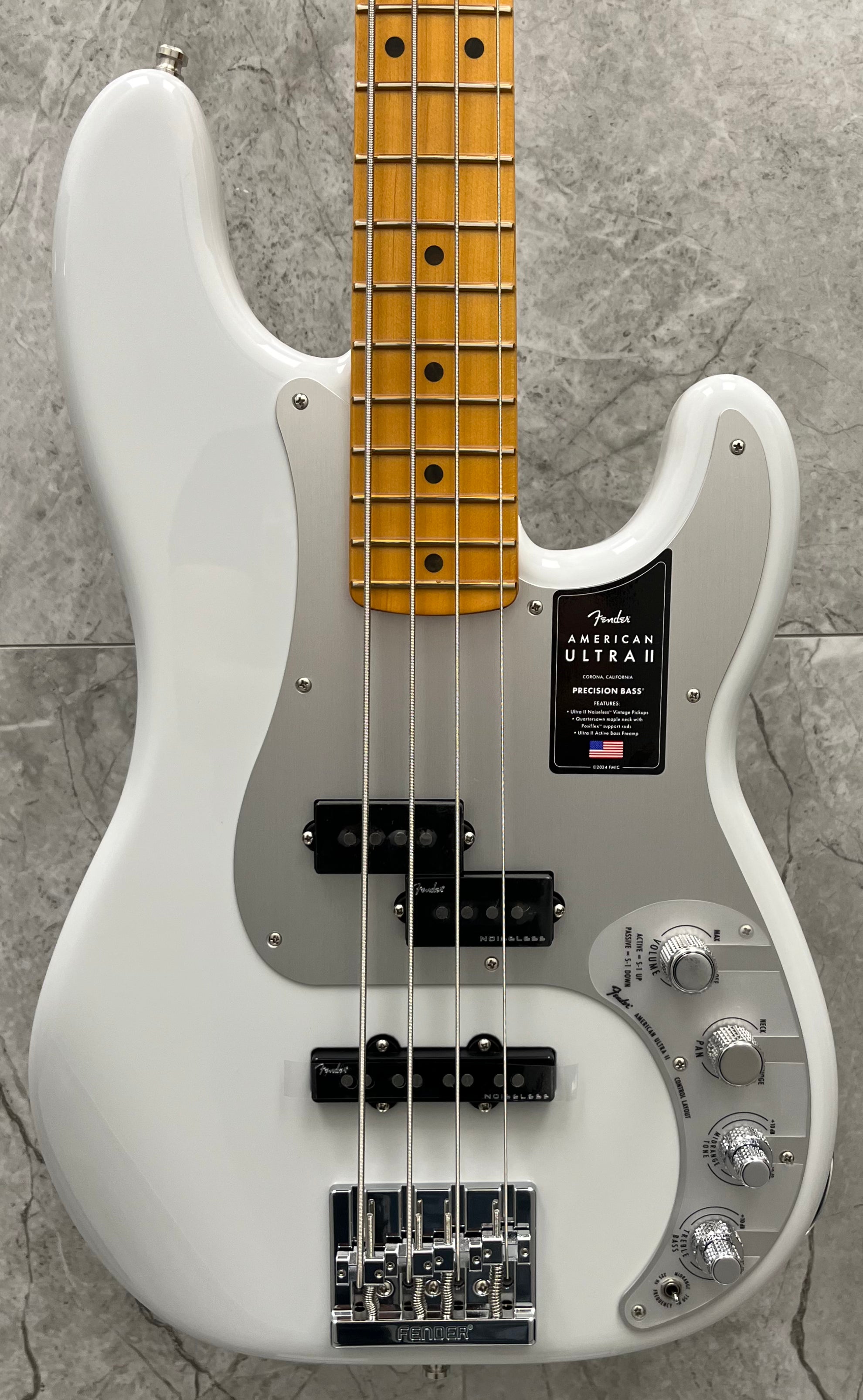 Fender American Ultra II Precision Bass Maple Fingerboard