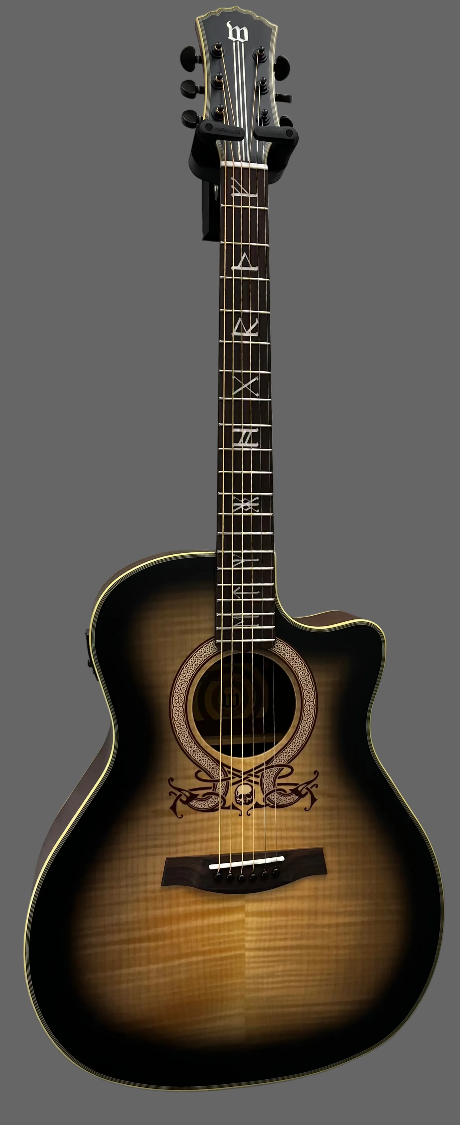 WYLDE AUDIO ZAKK WYLDE GRAND AUDITORIUM ACOUSTIC ELECTRIC Ash Burst Satin 4620-SHC
