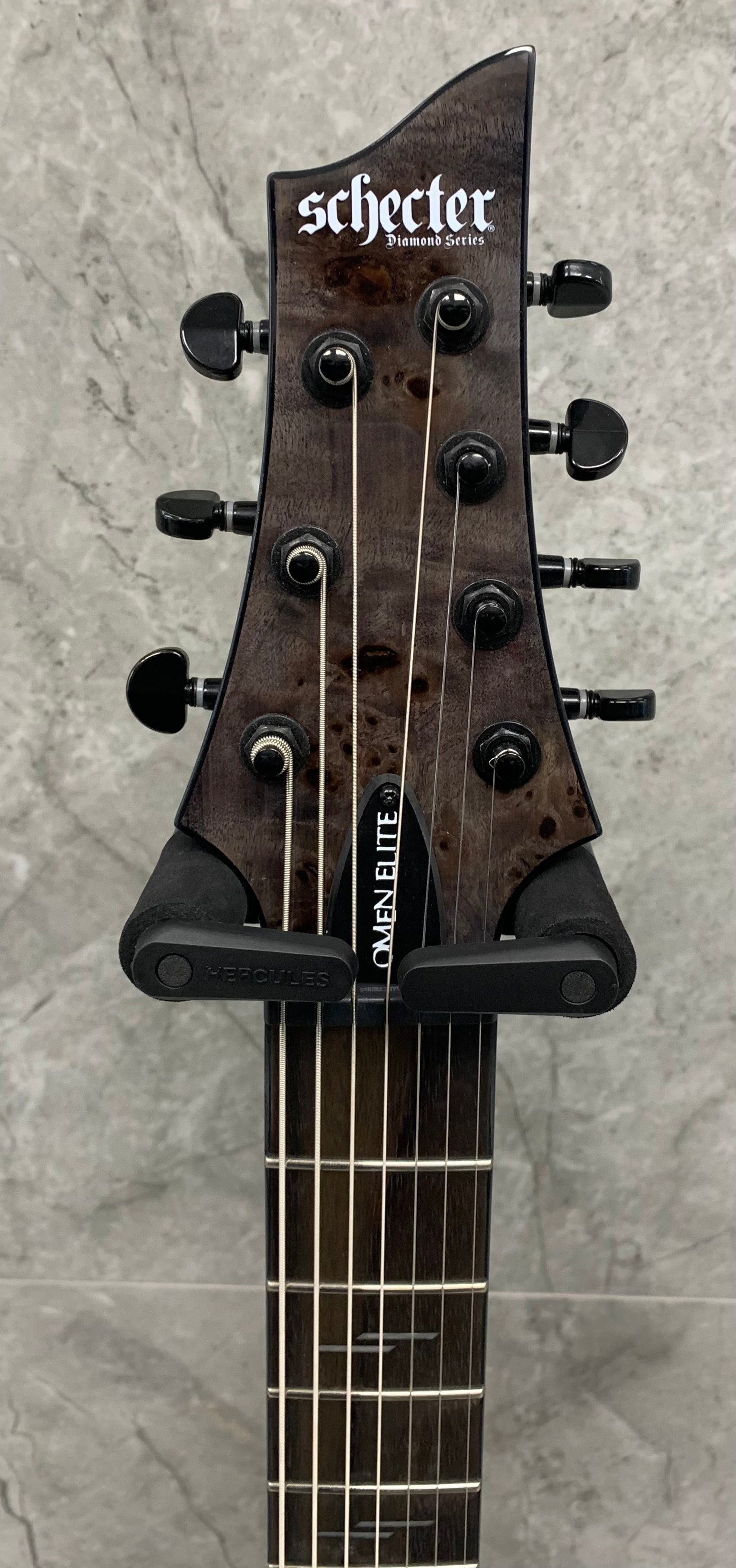 Schecter Omen Elite-7 7 String Electric Guitar Charcoal 2457-SHC SERIAL NUMBER RO22120862 - 7.0 LBS
