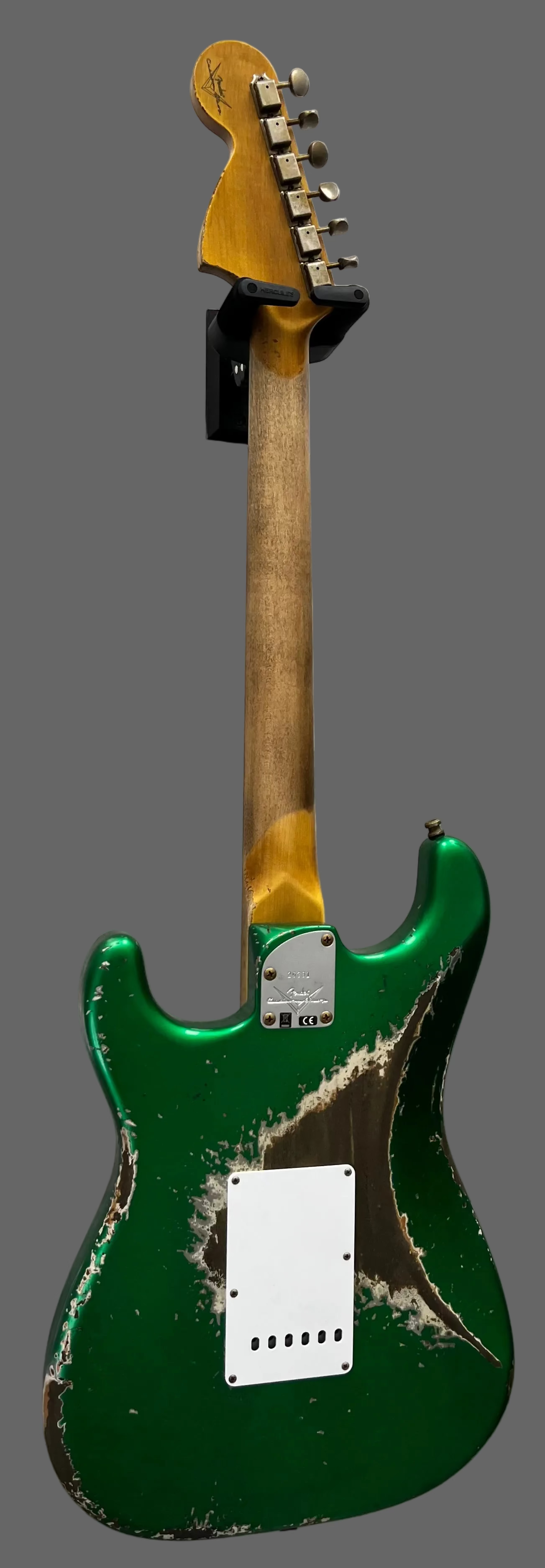 FENDER USA CUSTOM SHOP Strat Pro Super Heavy Relic, 3A Rosewood Fingerboard, Candy Apple Green 9231016930 SERIAL NUMBER 20391 - 7 LBS 11 OZ