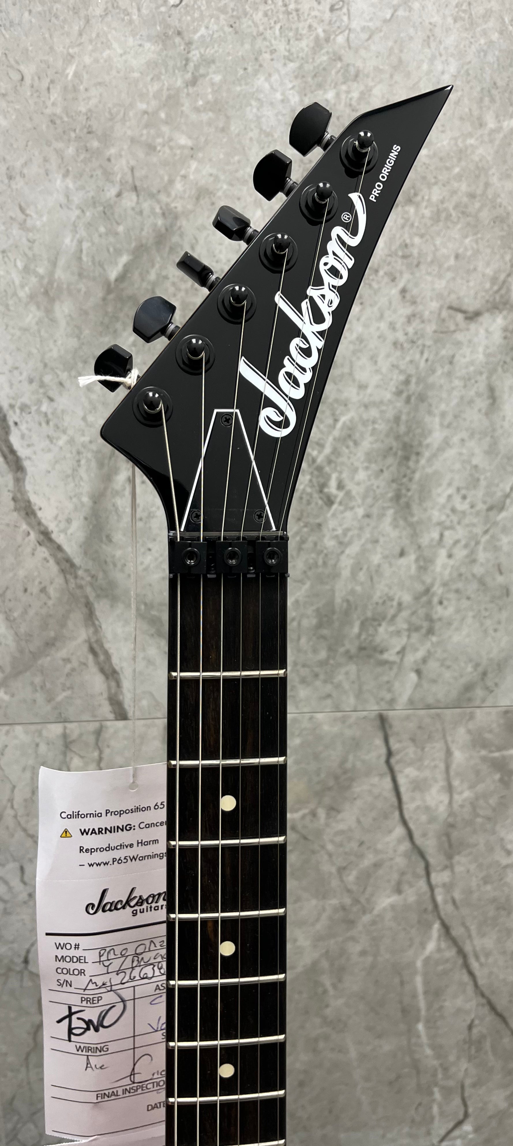 Jackson  Pro Origins 1985 Limited Edition San Dimas SD1 HH FR, Ebony Fingerboard, Yellow Bengal 2910059500 SERIAL NUMBER MXJ26638 - 8 LBS 7 OZ