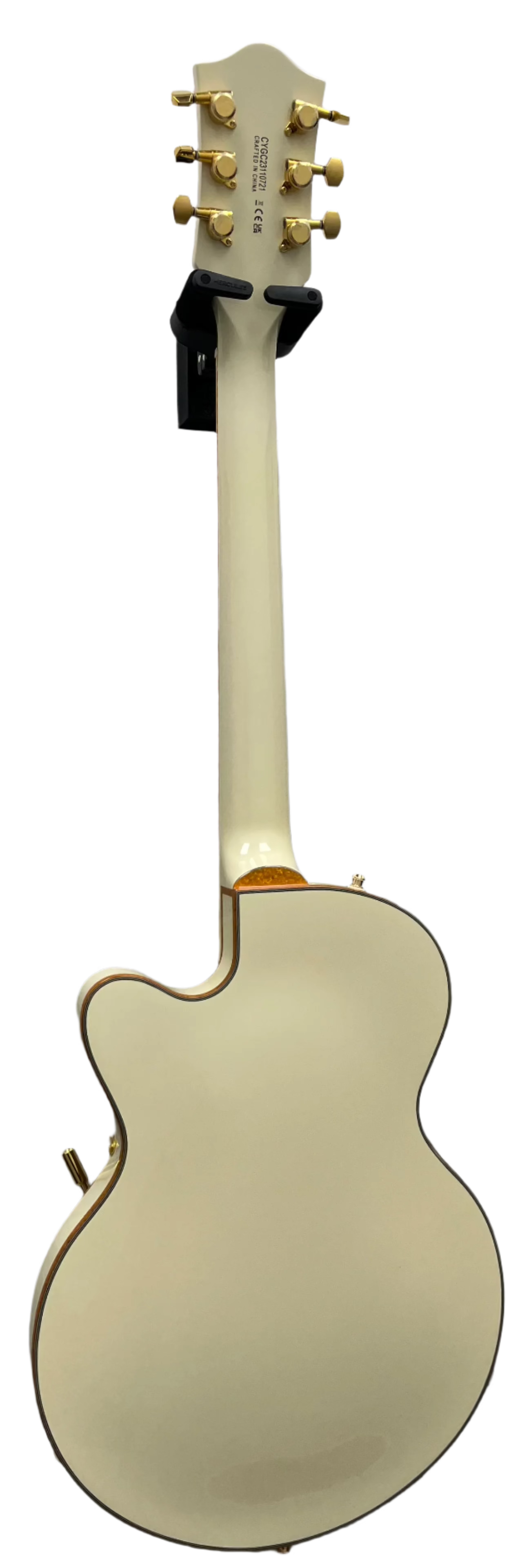 Gretsch Electromatic Chris Rocha Broadkaster Jr. Center Block, Rosewood Fingerboard, Vintage White 2509701653 SERIAL NUMBER CYGC23110721 - 7.0 LBS