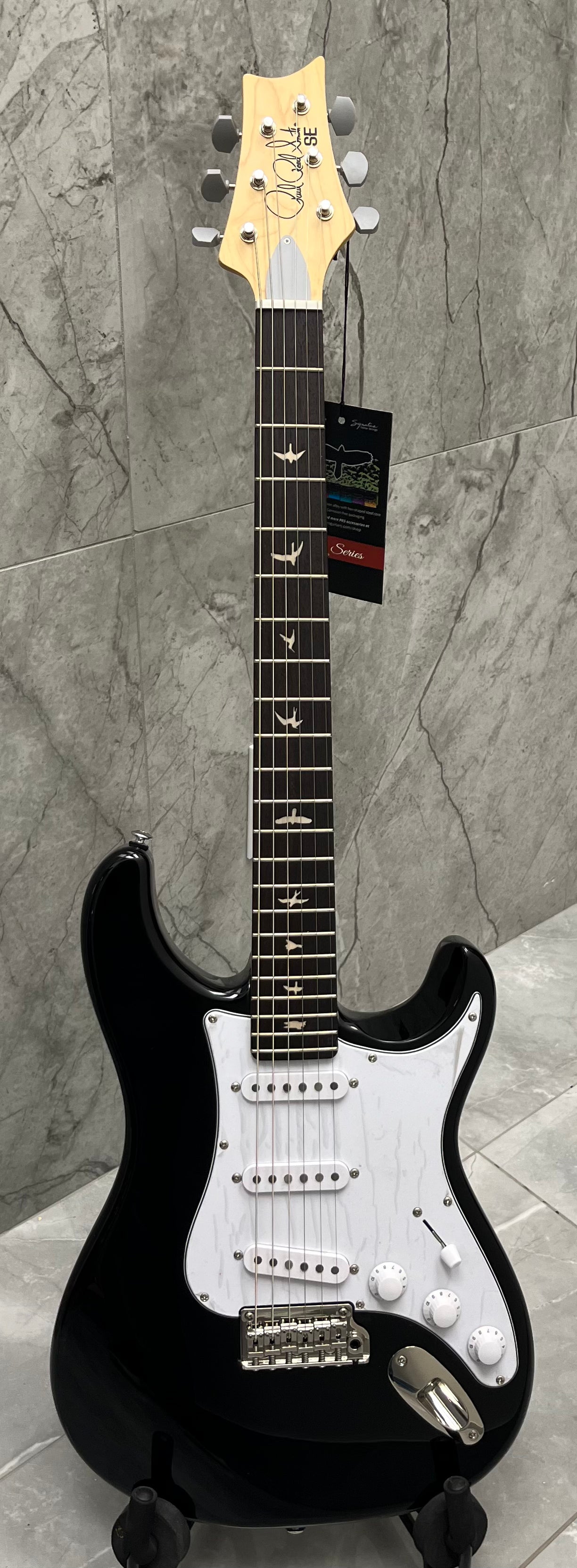 PRS Guitars John Mayer Silver Sky SE Electric Guitar with Gigbag - Piano Black 109639::9J: SERIAL NUMBER CTIF074288 - 7 LBS 5 OZ