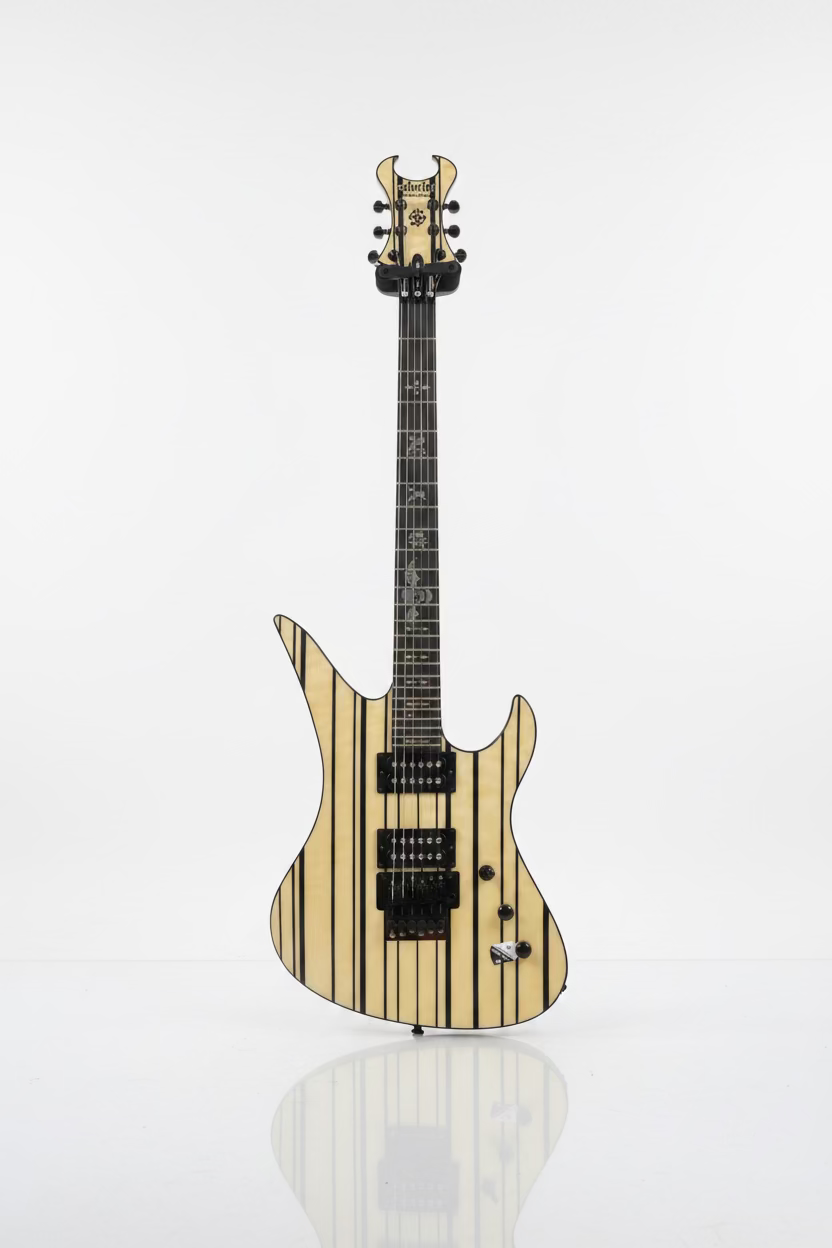 Schecter Synyster Standard Plus Gloss Natural 1752-SHC SERIAL NUMBER IM25120585 - 8 LBS 6 OZ