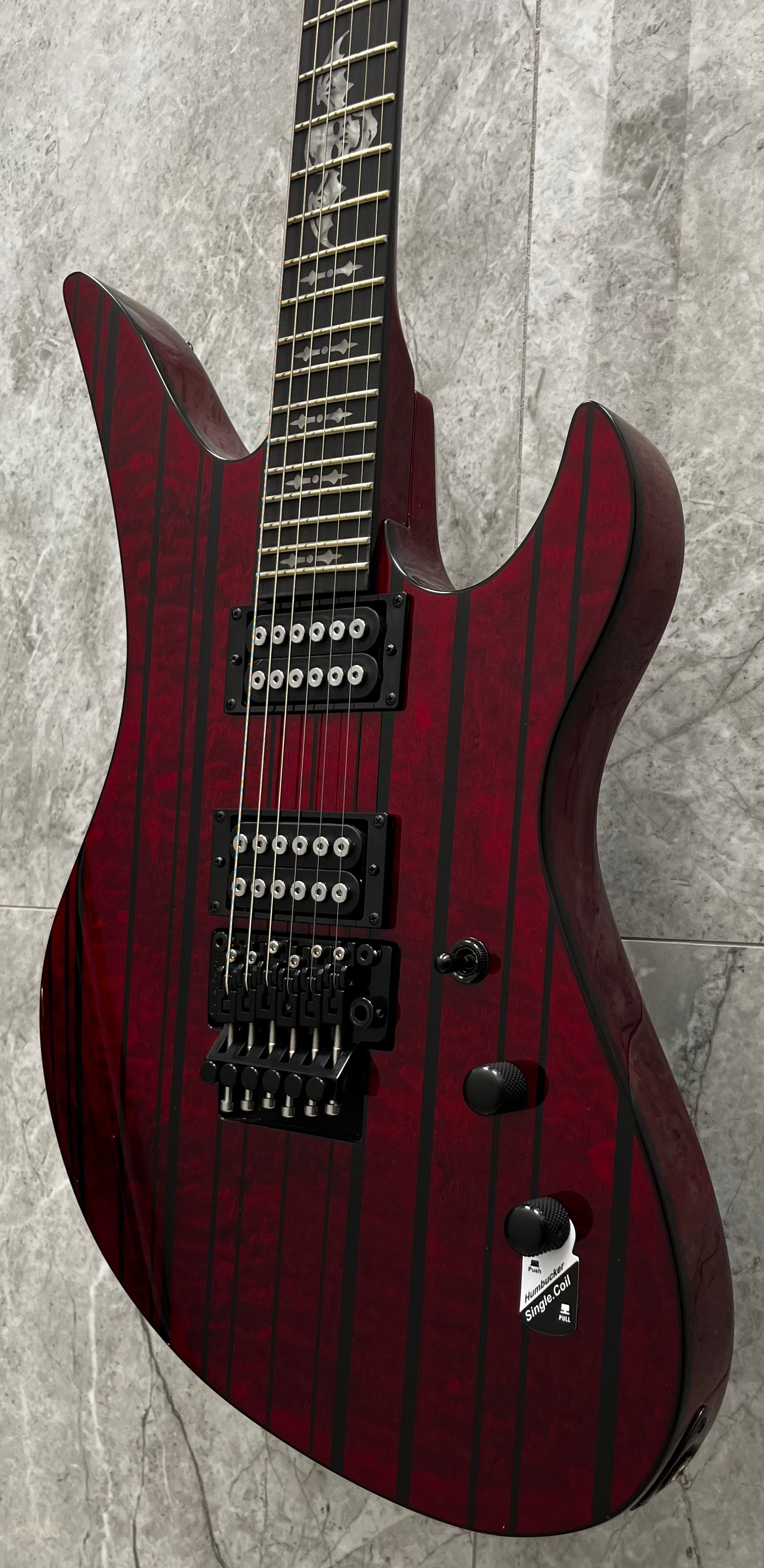 Schecter Synyster Standard Plus Transparent Deep Red 1753-SHC SERIAL NUMBER IM25120702 - 7 LBS 10 OZ