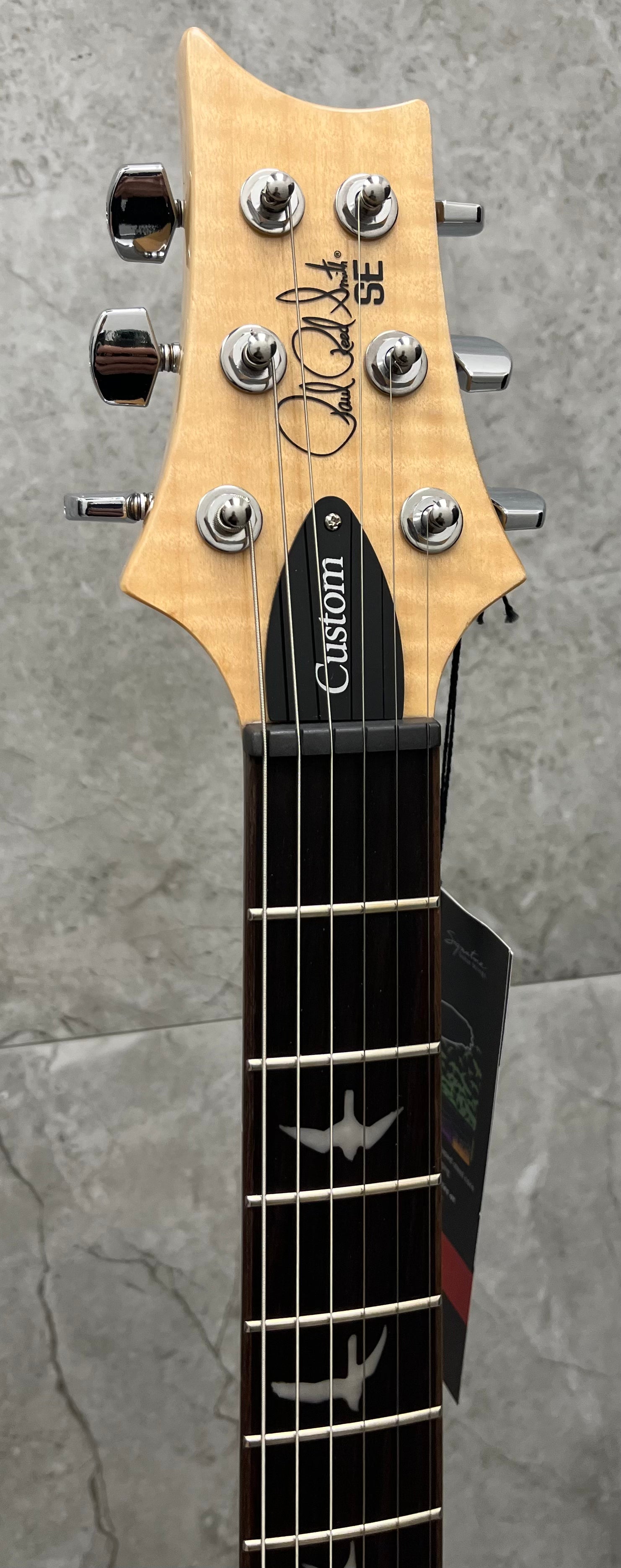 PRS Guitars SE Custom 24-08 Electric Guitar with Gigbag - Turquoise 107994::TU: SERIAL NUMBER CTIG045839 - 7.4 LBS