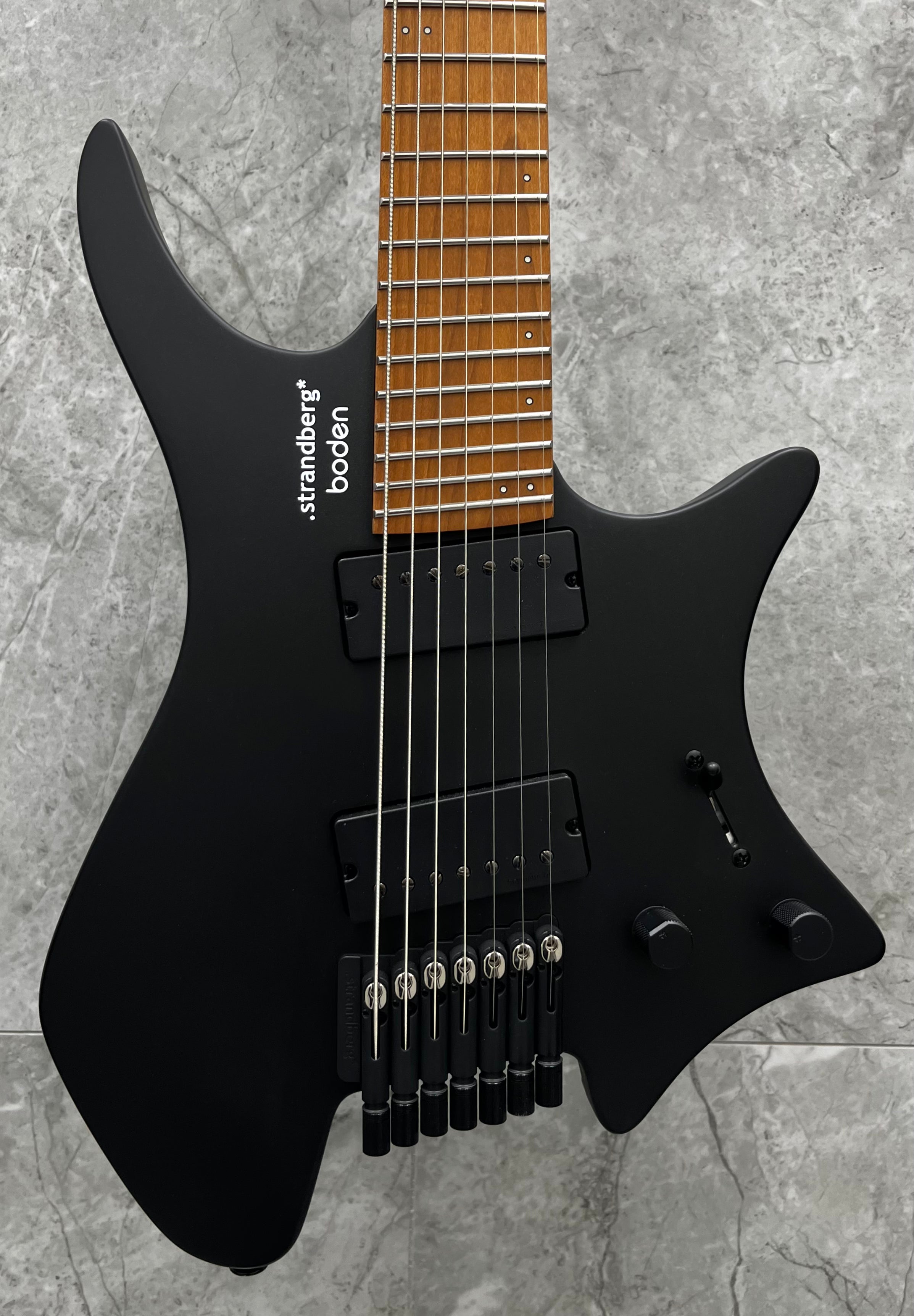 Strandberg Boden Standard N2.7 7 String Black Satin Metallic BD7HCT-25S2-G1-BSNM SERIAL NUMBER C2516977 - 5 LBS 9 OZ