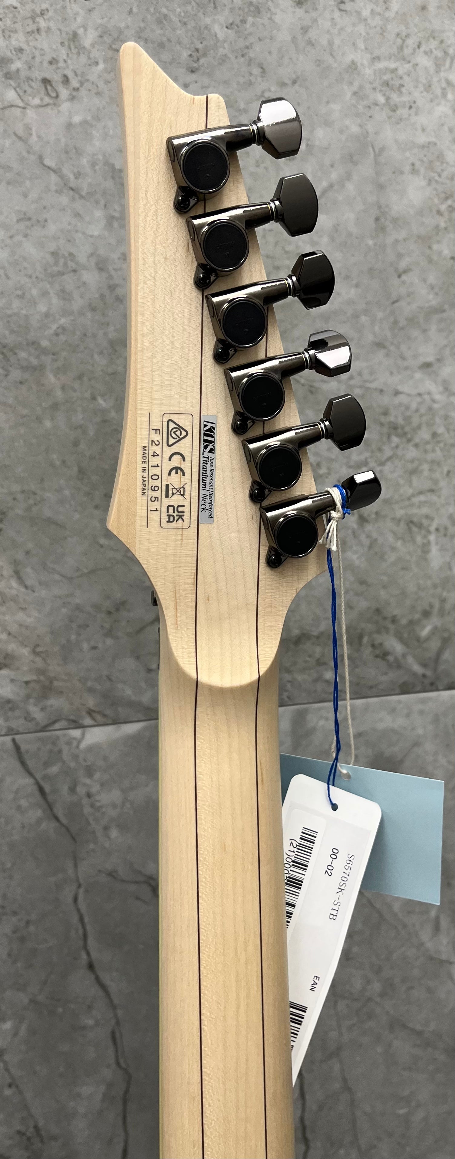 Ibanez MADE IN JAPAN S6570SKSTB Prestige S Electric Guitar with Silk Oak Top Sunset Burst SERIAL NUMBER F2410951 - 7.2 LBS