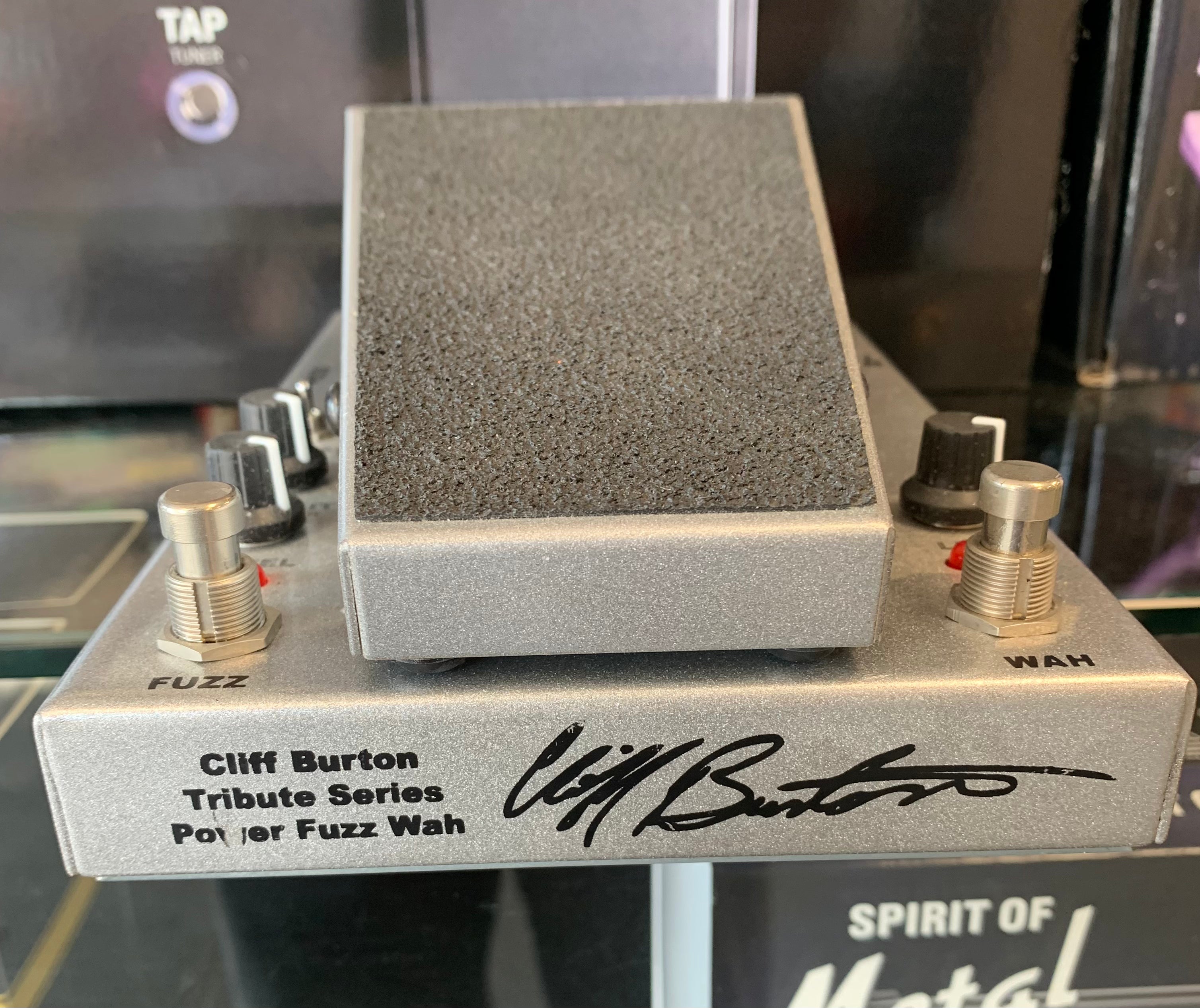morley bass wah pedal Morley PFW-C Chrome Cliff Burton Power Fuzz Wah Pedal USED EXCELLENT C — L.A. Music