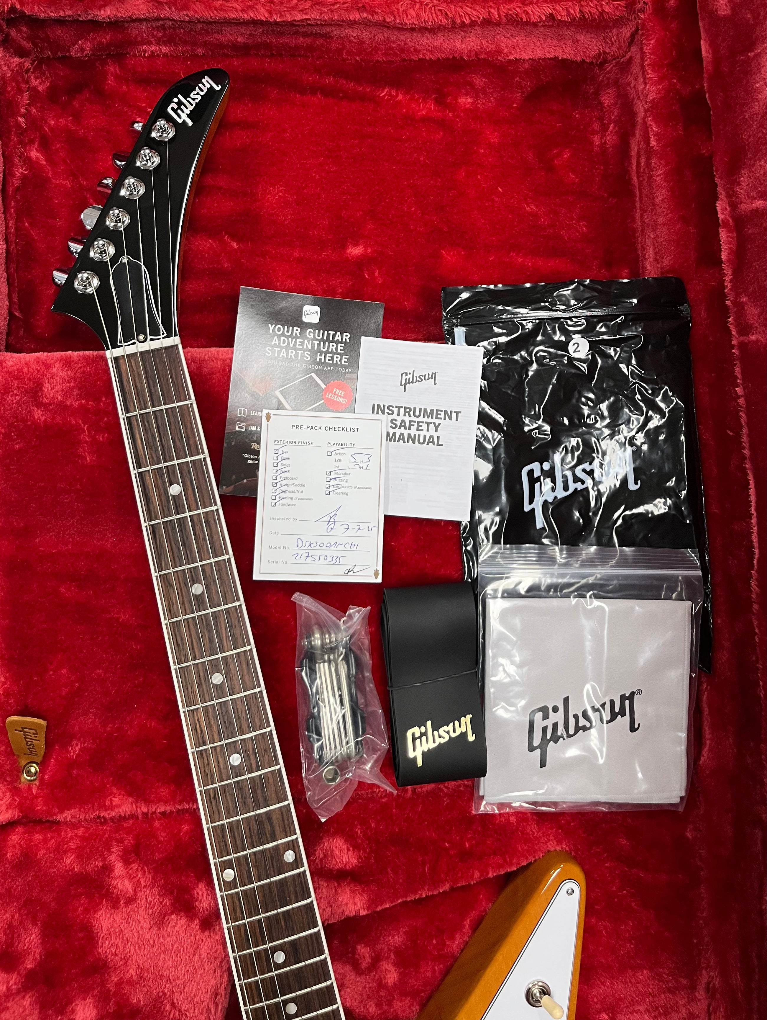 Gibson USA 70s Explorer Antique Natural DSXS00ANCH SERIAL NUMBER 217550335 - 7.0 LBS