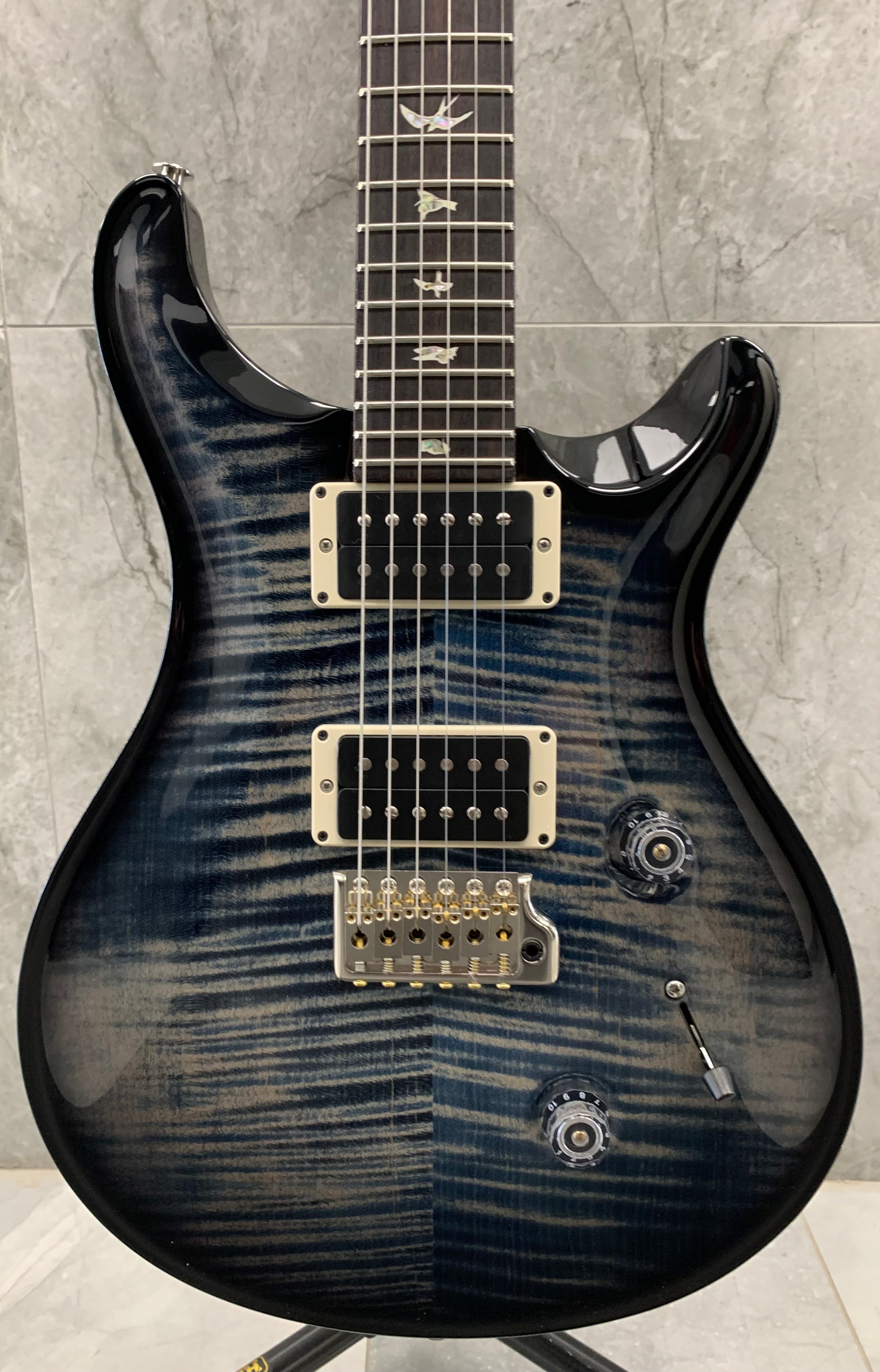 PRS GUITARS USA Custom 24 Custom Colour Faded Whale Blue Smokewrap Burst 101550:CC:N SERIAL NUMBER 0372870