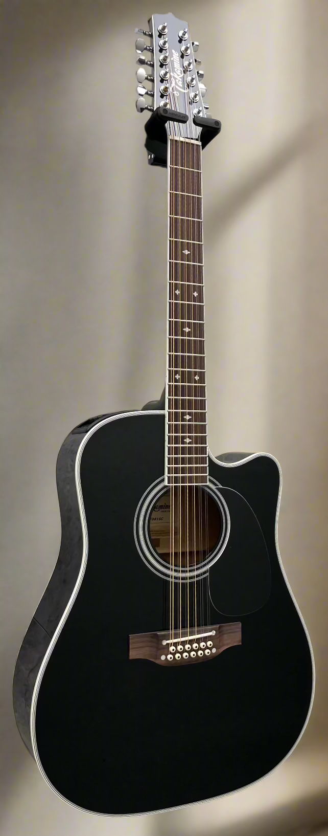 Takamine 12 String Made In Japan Acoustic Electric Cutaway Guitar with Case EF381SC
