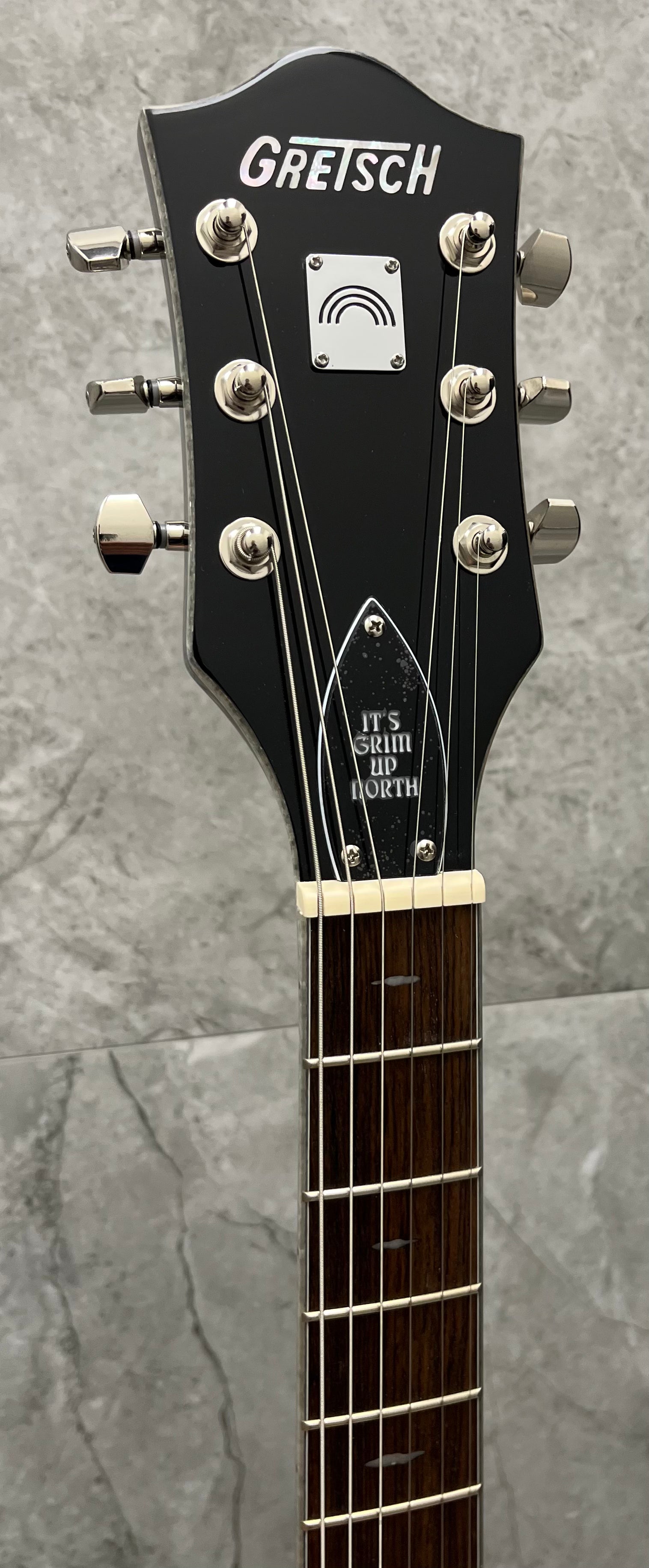 GRETSCH Electromatic John Gourley Broadkaster Center Block Iridescent Black 2508612581 SERIAL NUMBER CYGC23110153 - 7.8 LBS