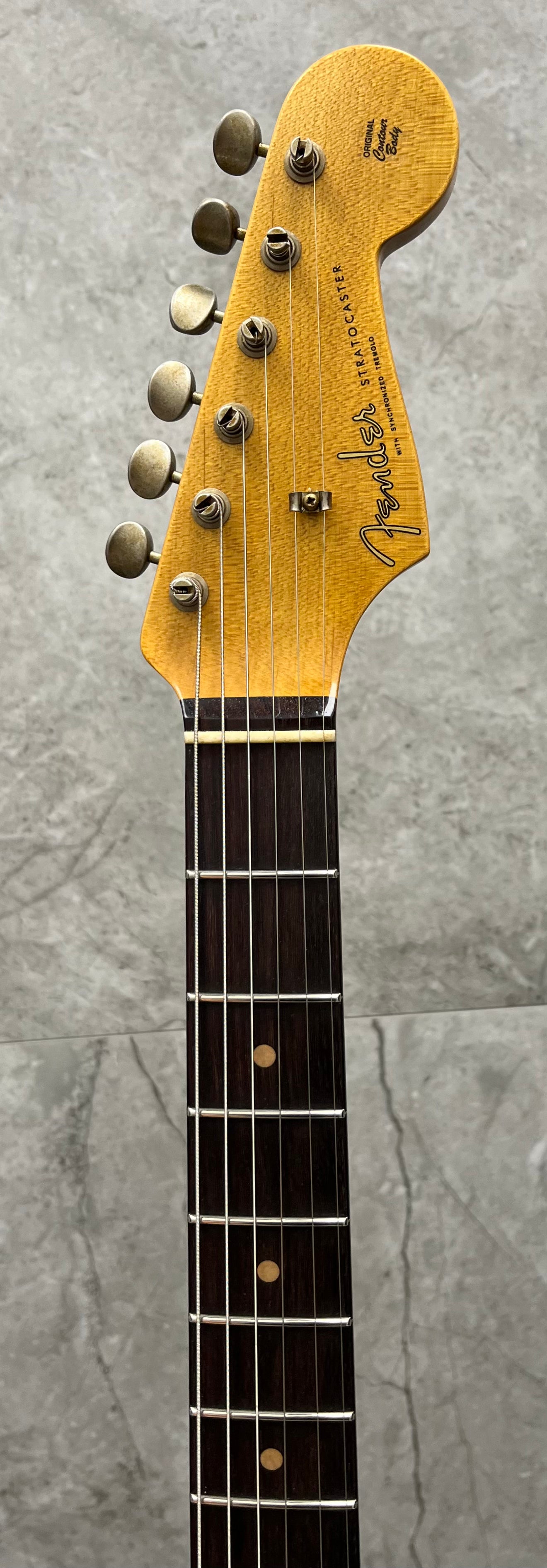 Fender USA Custom Shop 1959 Stratocaster Journeyman Relic 3A Rosewood Fingerboard, Super Faded Aged Shell Pink 9236091088 SERIAL NUMBER CZ582653 - 7.6 LBS