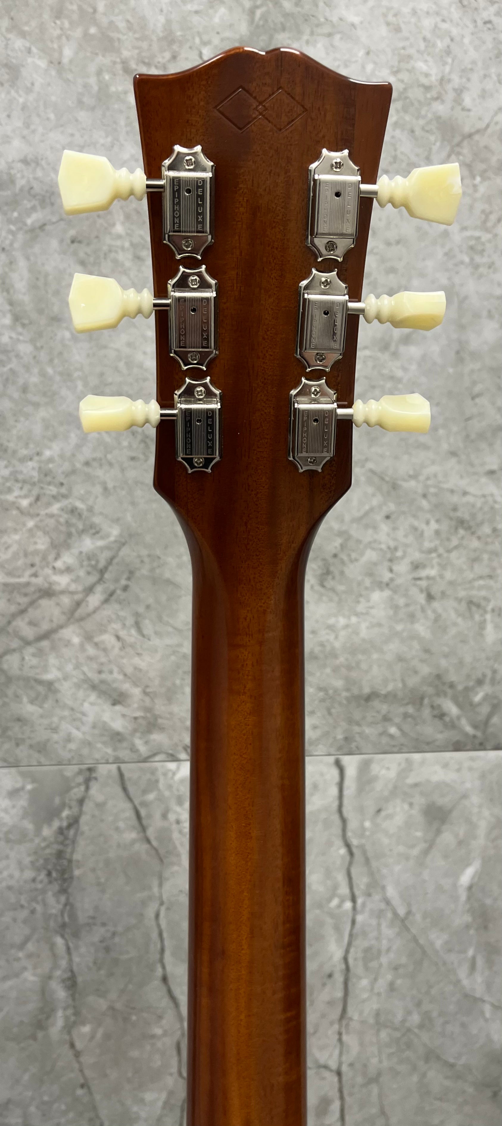 Epiphone 1962 ES-335 Reissue Electric Guitar with Hardshell Case - ES335 Vintage Burst EC335R2VBNH SERIAL NUMBER 24121510496 - 8.2 LBS