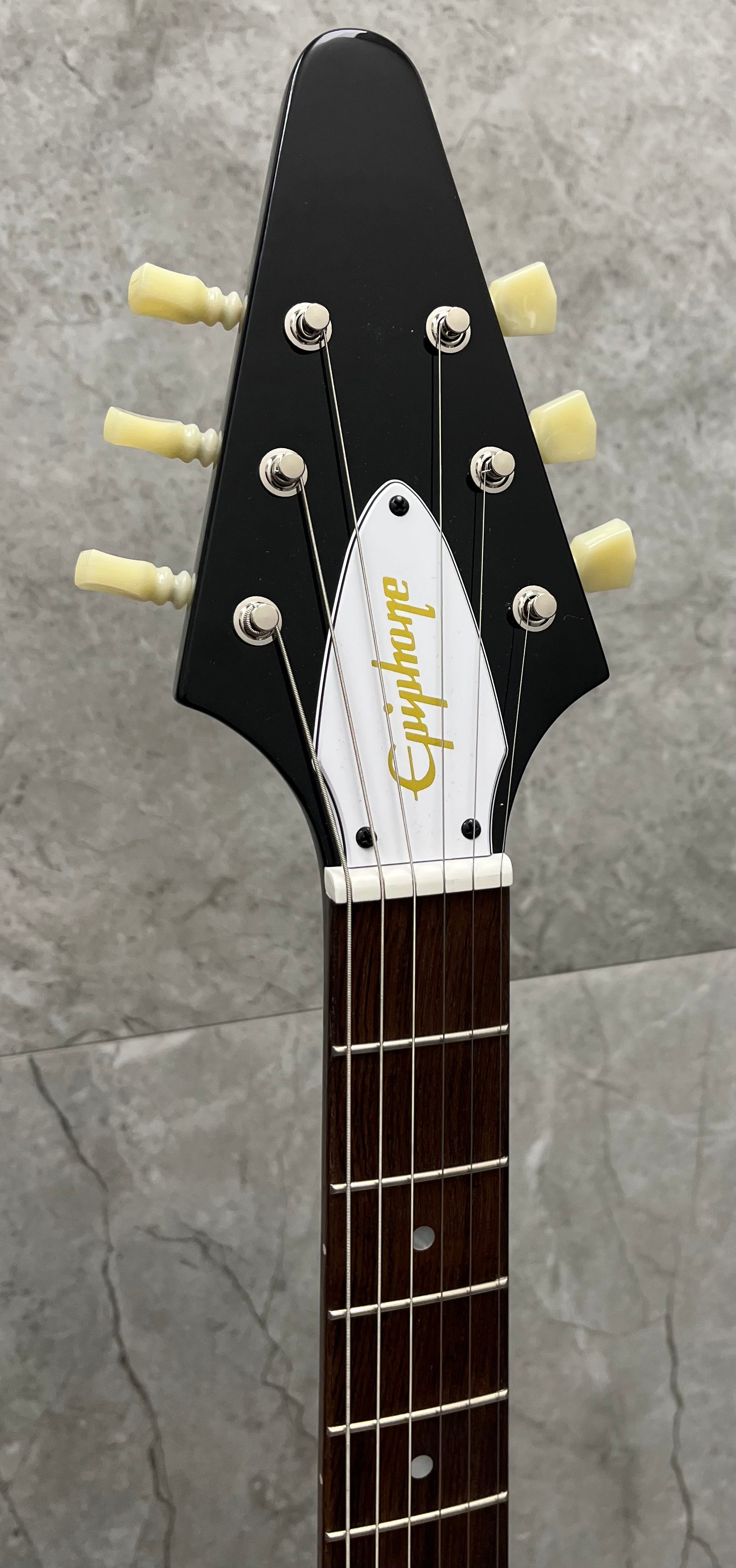 Epiphone Inspired by Gibson Custom Jimi Hendrix Love Drops Flying V - Limited Edition ECJHFVEBNH SERIAL NUMBER 24101523345 - 7.2 LBS
