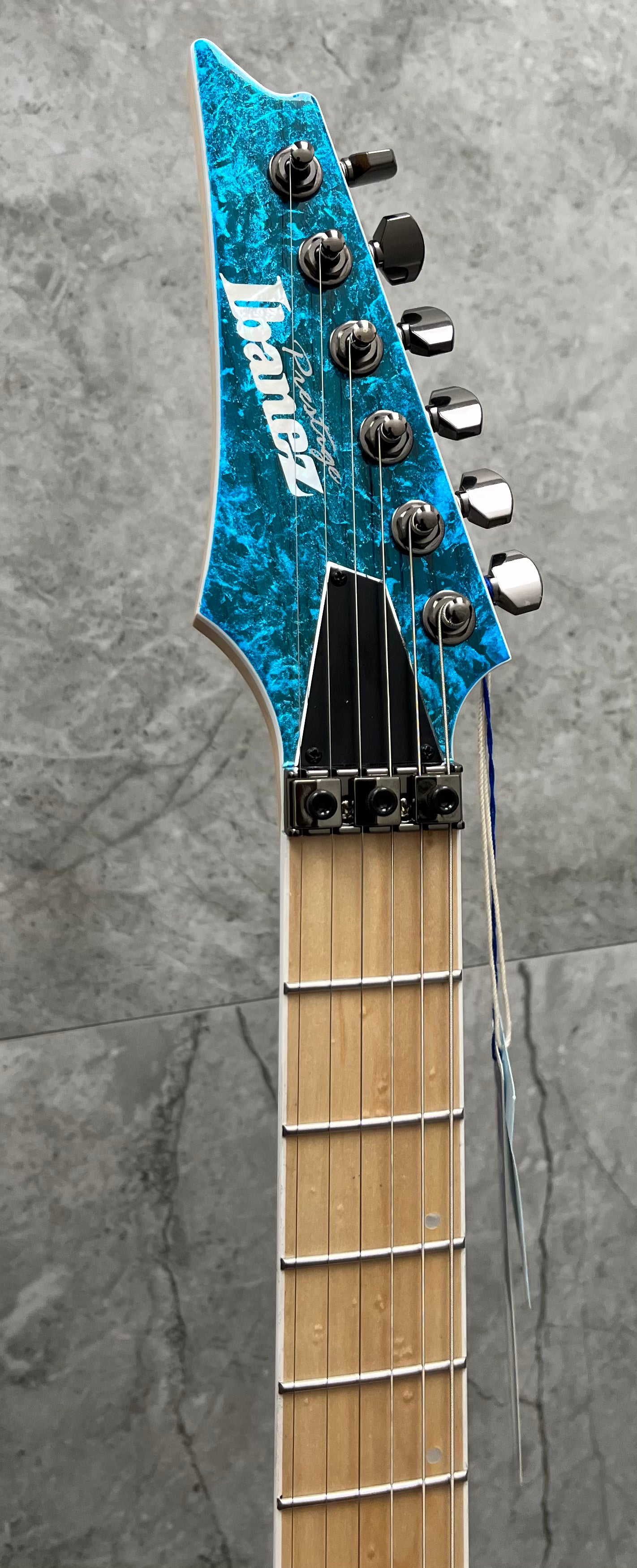 Ibanez Made In Japan Prestige RG5120 Left Handed FROZEN OCEAN RG5120MLFCN SERIAL NUMBER F2507677 - 8 LBS 3 OZ