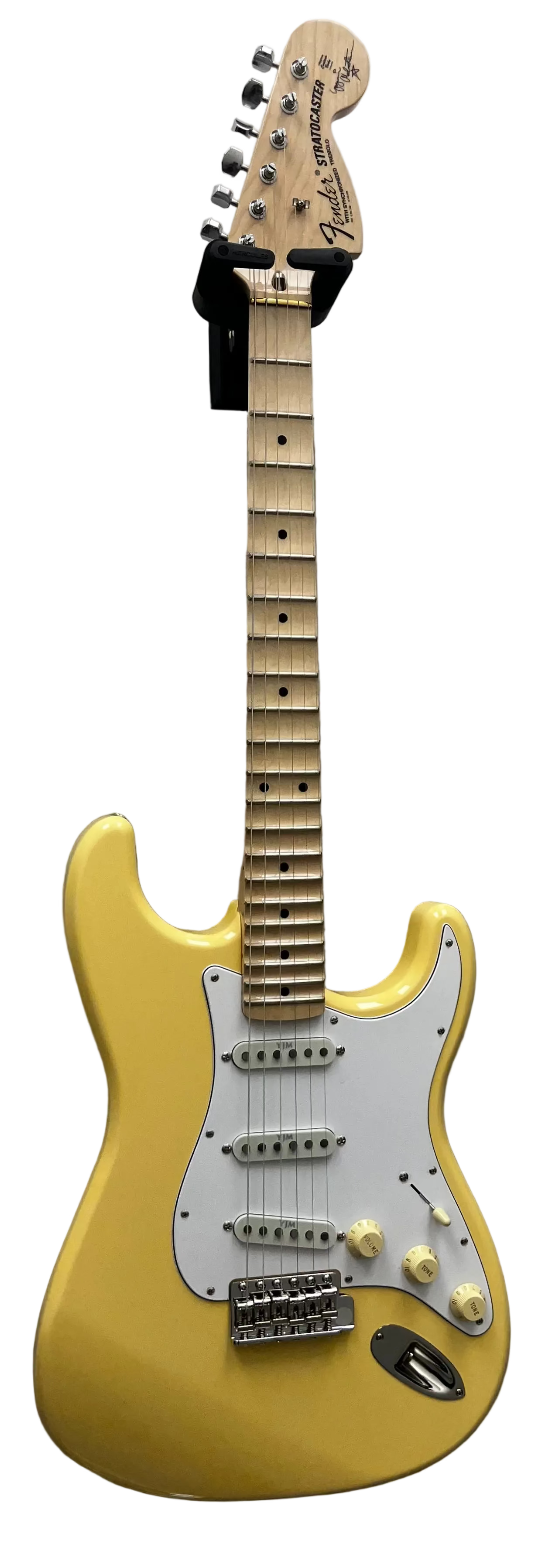Fender USA Yngwie Malmsteen Stratocaster Scalloped Maple Fingerboard Vintage White 0107112841 SERIAL NUMBER US26049931 - 7 LBS 14 OZ