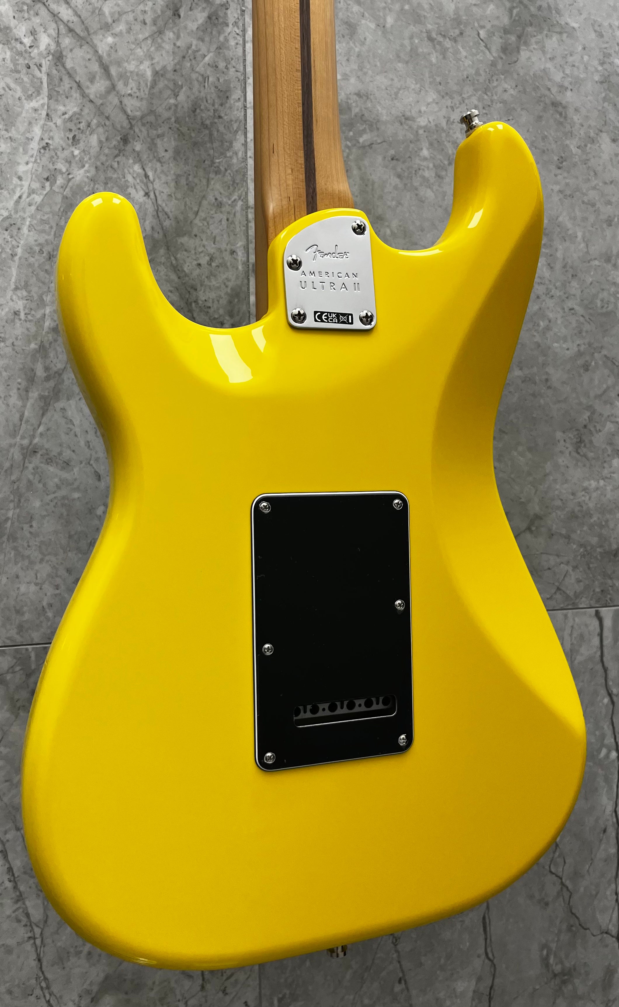Fender Limited Edition American Ultra II Stratocaster HSS Graffiti Yellow w/Seymour Duncan 0179152713 SERIAL NUMBER US26000726 - 8 LBS 2 OZ