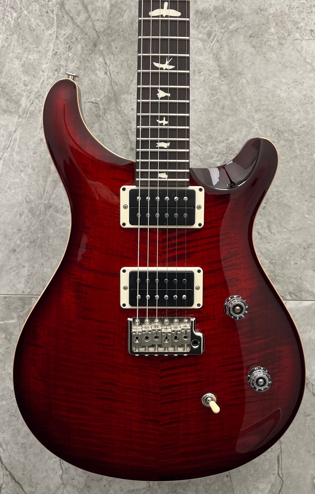PRS Guitars USA CE24 FR - Fire Red Burst 112784::FR: SERIAL NUMBER 24 ...