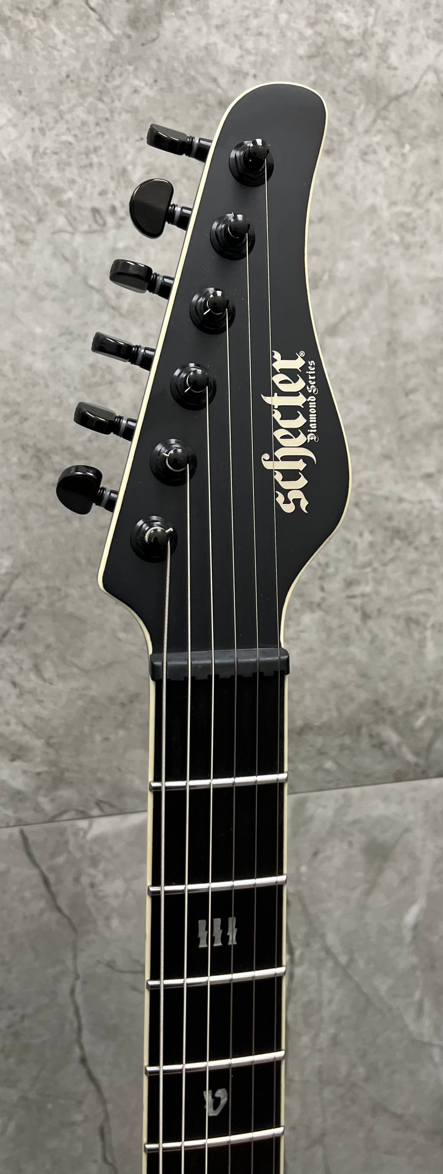 Schecter PT SLS Evil Twin Electric Guitar Satin Black 1342-SHC SERIAL NUMBER W24070442 - 7.6 LBS