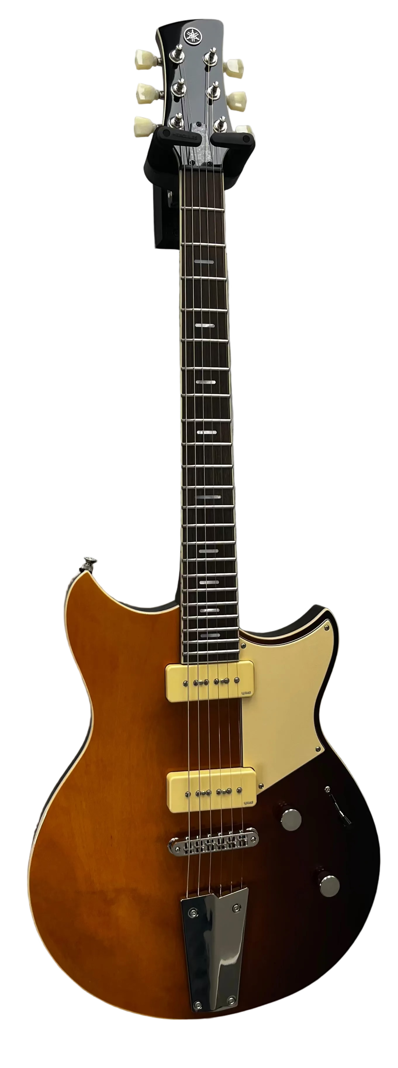 YAMAHA REVSTAR STANDARD ELECTRIC GUITAR RSS02T P90 SUNSET BURST RSS02T SSB SERIAL NUMBER IML063147 - 8LBS 6 OZ