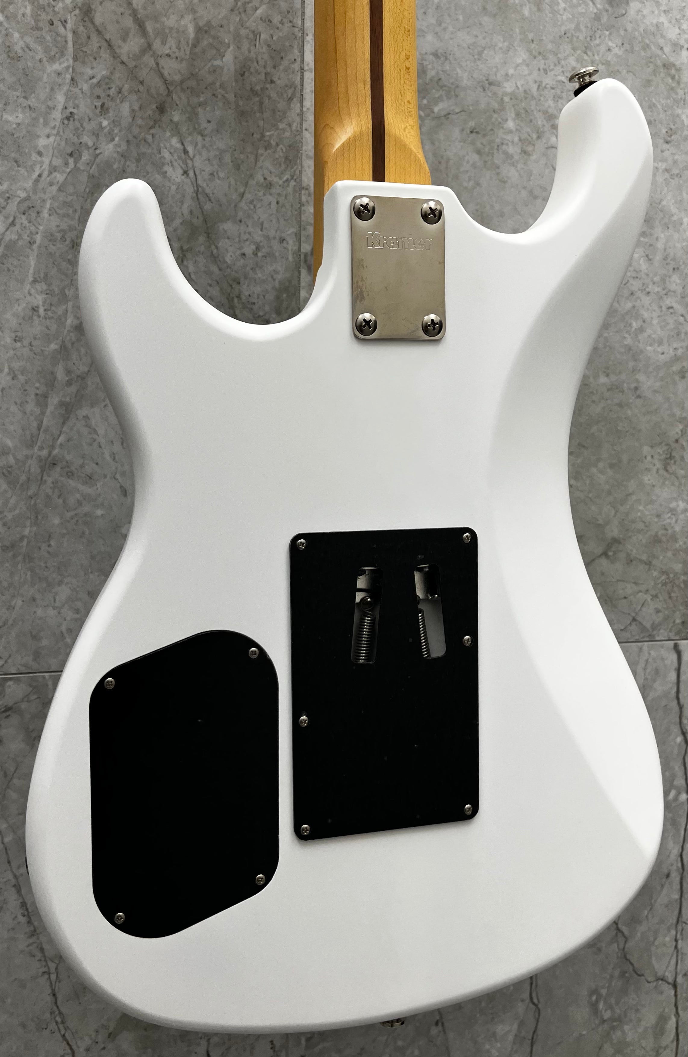 Kramer The 84 Electric Guitar with Gigbag - Angel White Satin K84AANSCF SERIAL NUMBER 24032900008 - 7LBS 11OZ