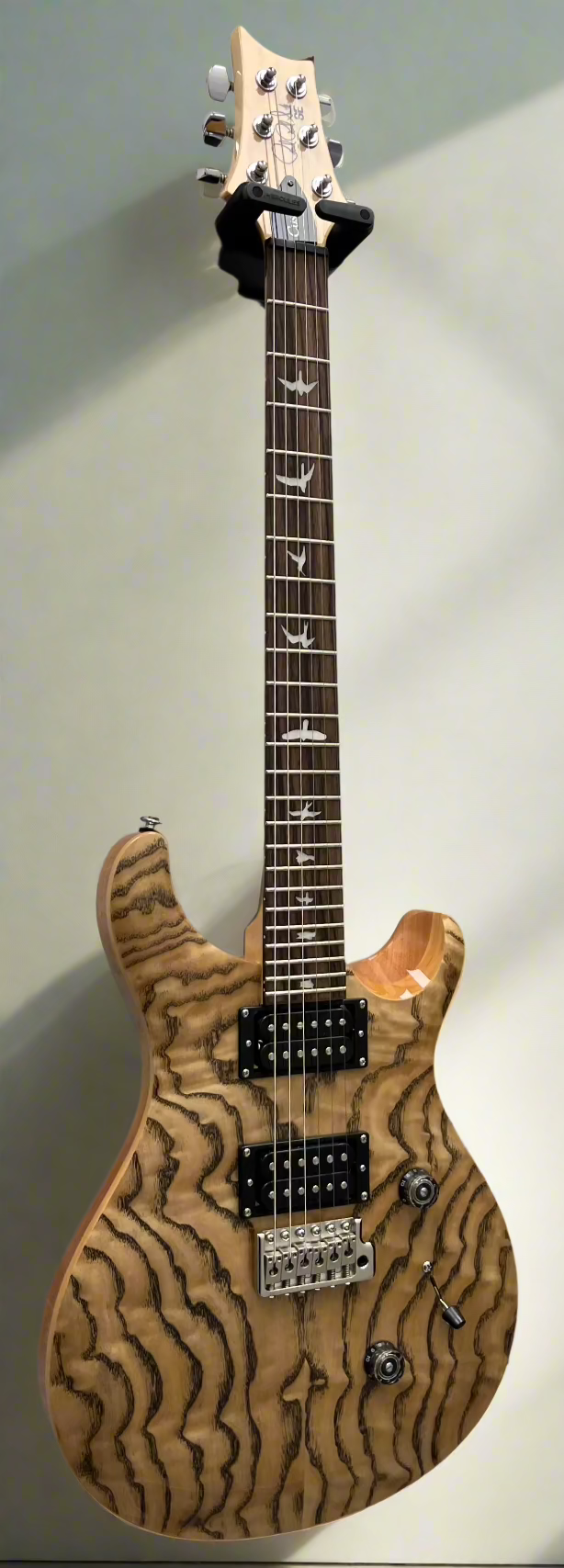 PRS SE LIMITED EDITION Exotic Custom 24 Swamp Ash Burl Natural 114983::NA: SERIAL NUMBER CTIG111833 - 7.2 LBS