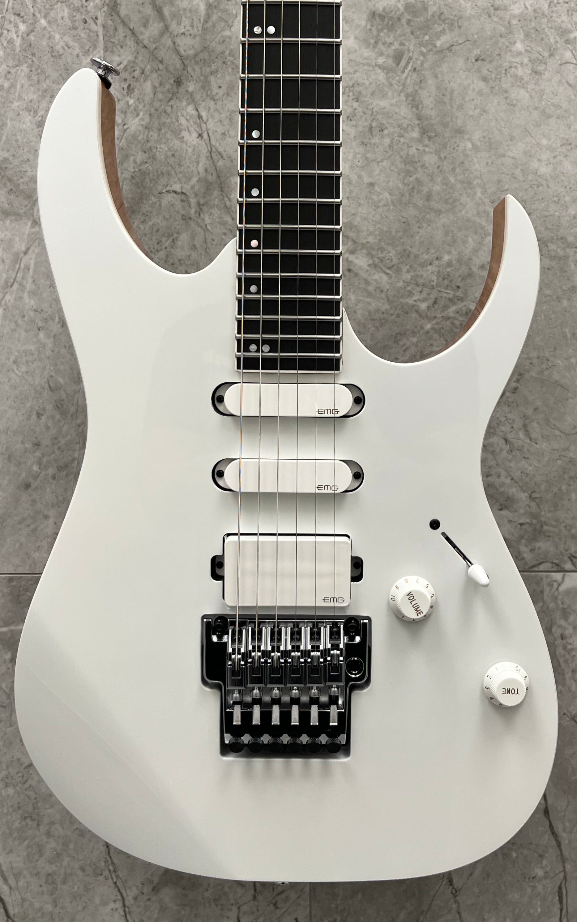 Ibanez MADE IN JAPAN RG5440C Prestige Electric Guitar - Pearl White RG5440CPW SERIAL NUMBER F2431825 - 7.6 LBS