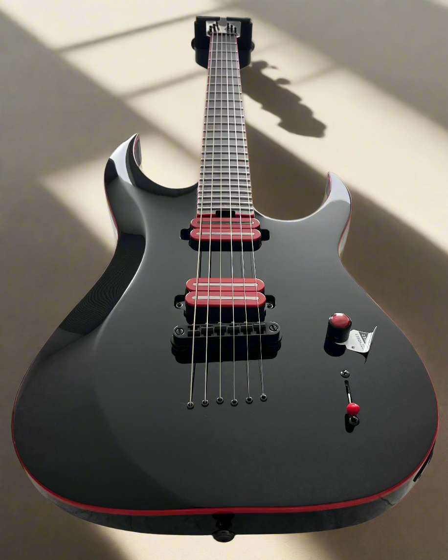 Schecter Sunset-6 Red Dawn Gloss Black 3890-SHC