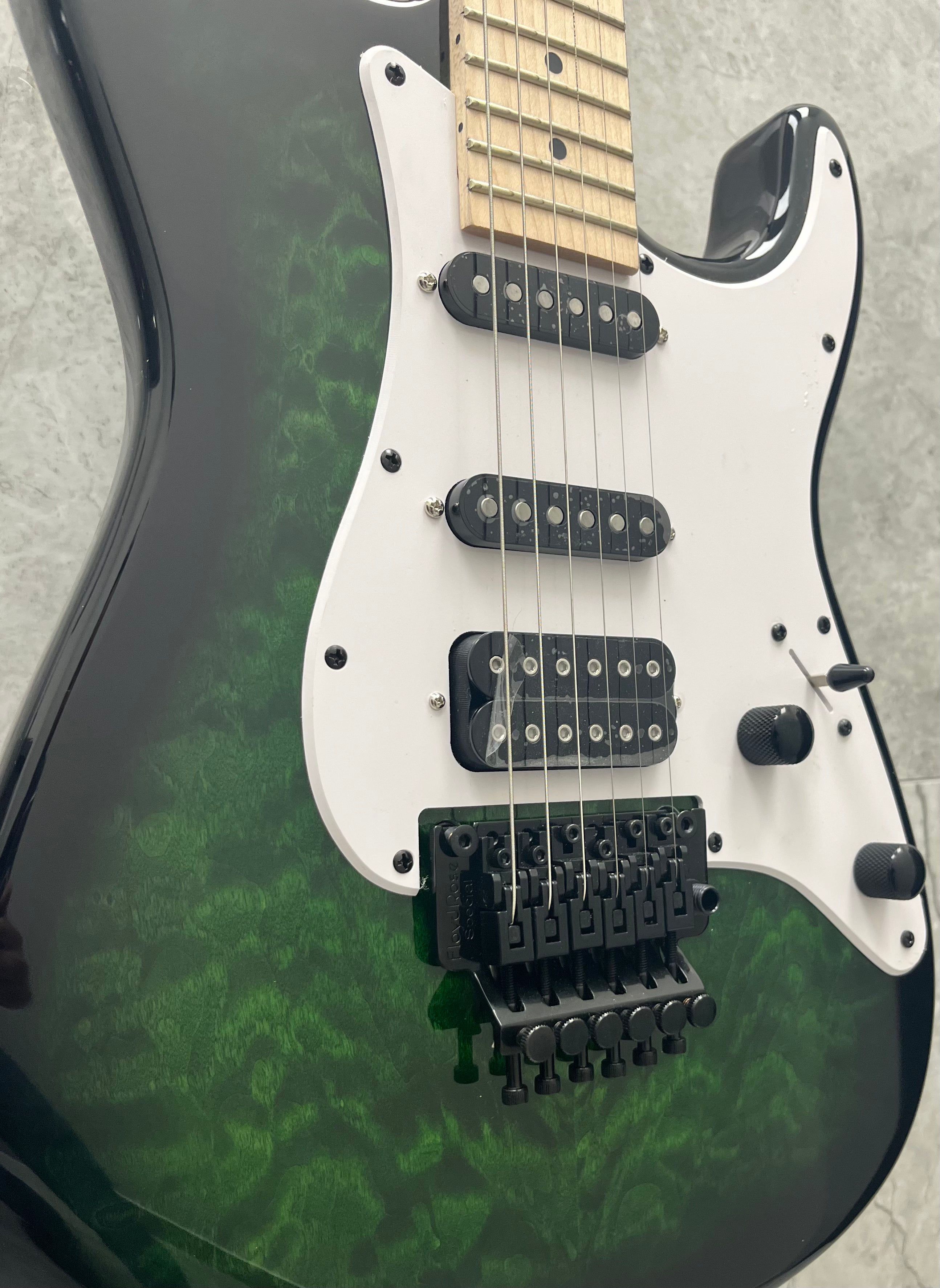 JACKSON X Series Signature Adrian Smith SDXQ Transparent Green 2913052587 SERIAL NUMBER ICJ2412703 - 8.0 LBS