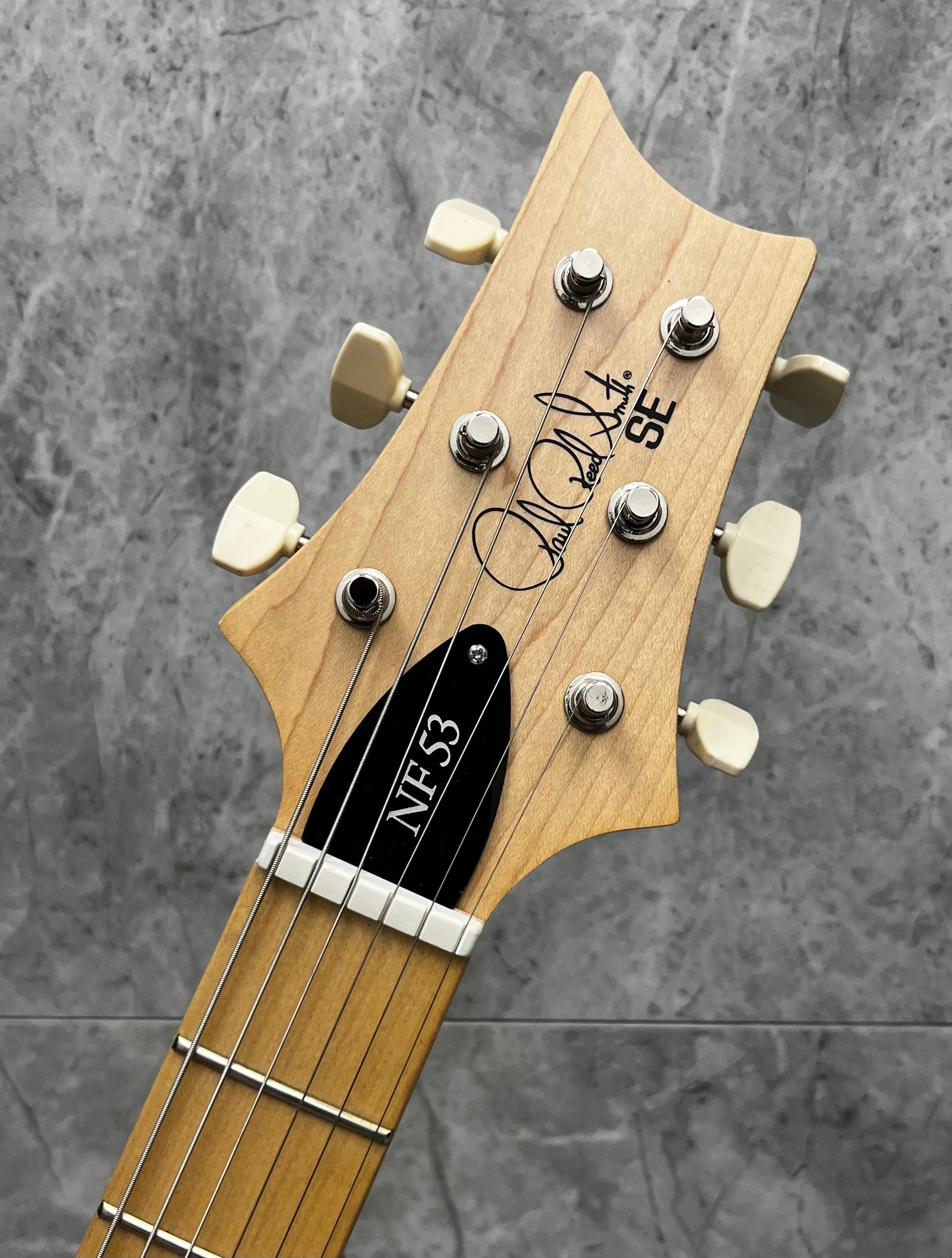 PRS GUITARS SE NF 53 Pearl White GIG BAG INCLUDED 115421::WP NF53 SERIAL NUMBER CTIH028329 - 6 LBS 13 OZ