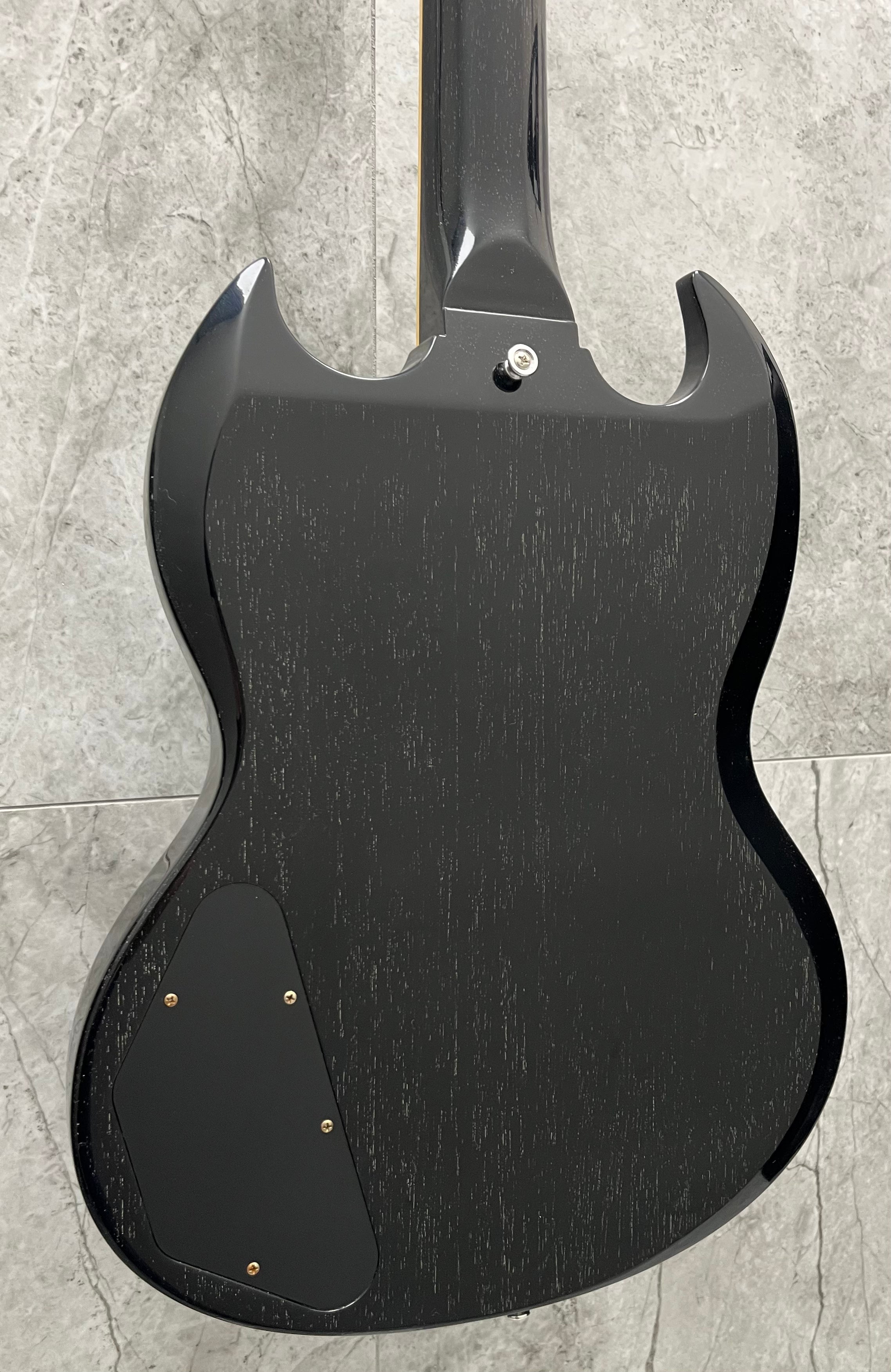 Gibson Custom Shop 1964 SG Standard Electric Guitar with Hardshell Case - Silver Fox VOS SGSR64PSL22418