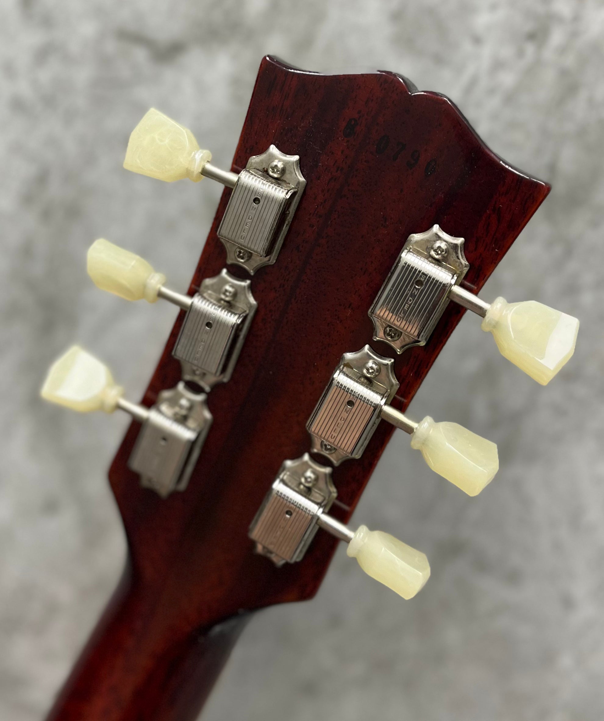 Gibson Custom Shop 1958 Les Paul Standard Reissue VOS Washed Cherry Sunburst SERIAL NUMBER 8 0790 8 LBS 3 OZ