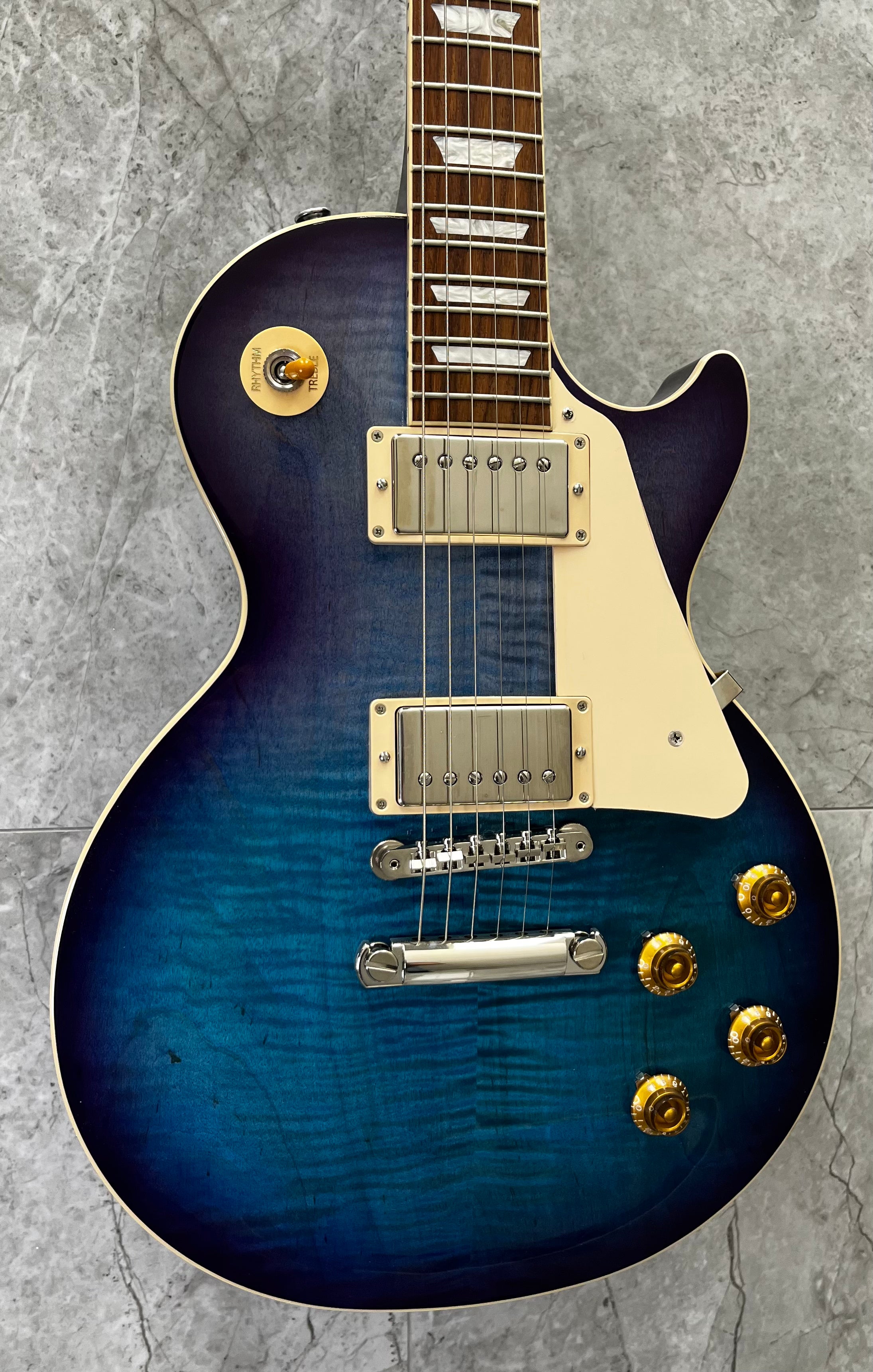 Gibson Les Paul Standard 50s Figured Top in Blueberry Burst LPS500B9NH SERIAL NUMBER 216030129 - 9 LBS 5 OZ
