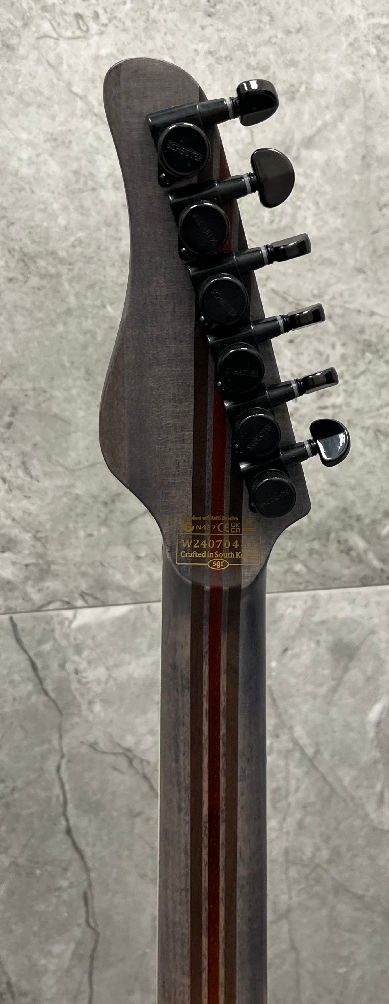 Schecter PT SLS Evil Twin Electric Guitar Satin Black 1342-SHC SERIAL NUMBER W24070442 - 7.6 LBS