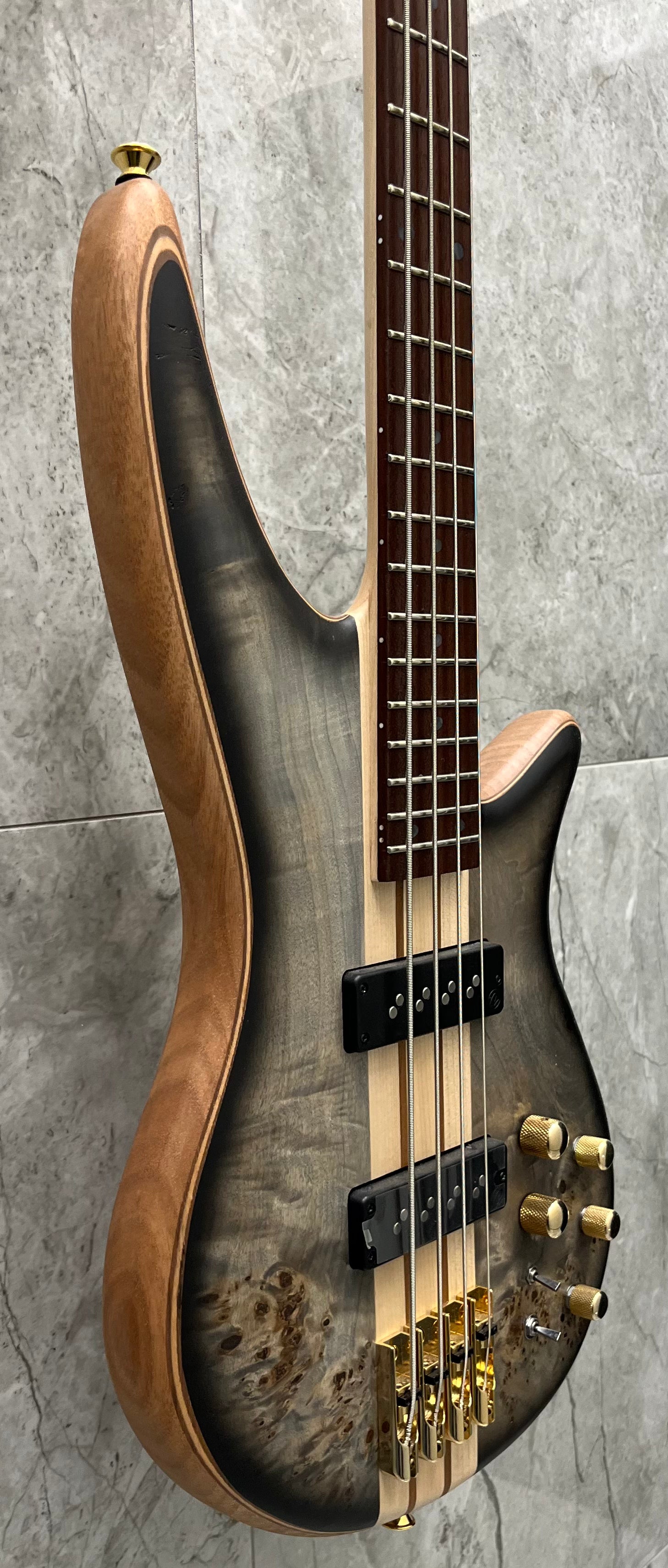 Jackson Pro Series Spectra Bass SBP IV Caramelized Transparent Black Burst 2919914585 SERIAL NUMBER ICJ2238163 - 7.8 LBS