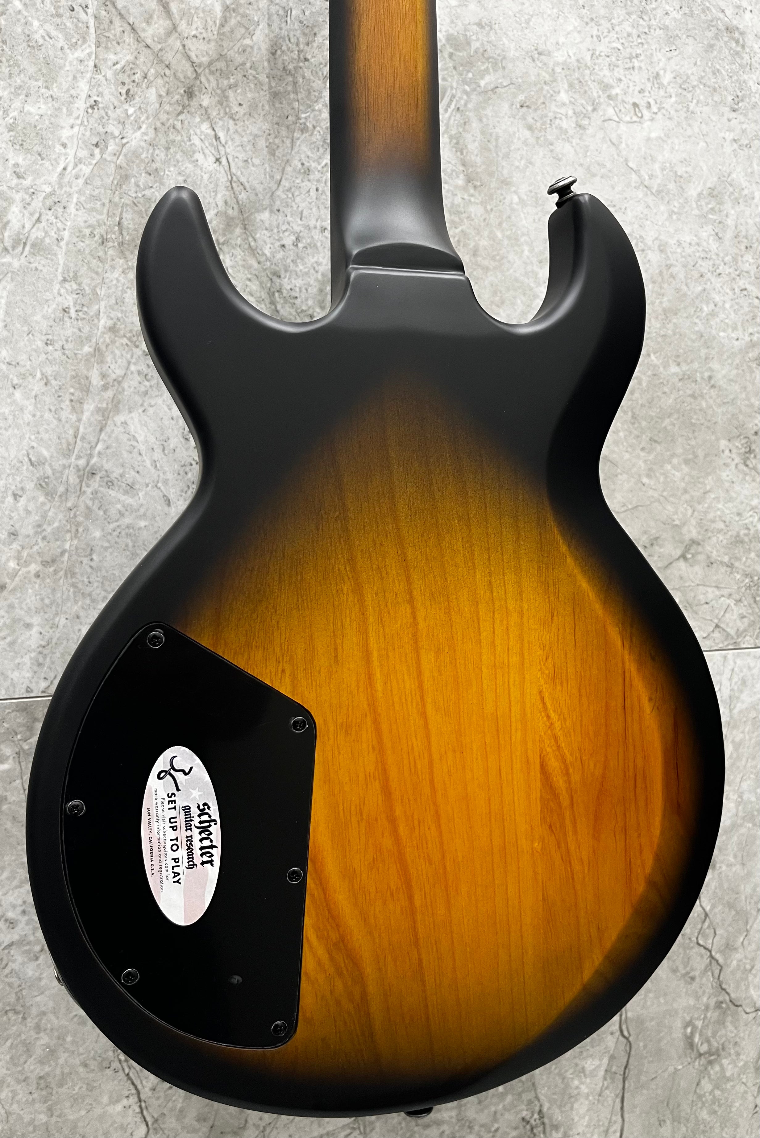 Schecter ZV-6661-ANSBB Zacky Vengeance ZV 6661 Aged Natural Black Satin Burst 311-SHC