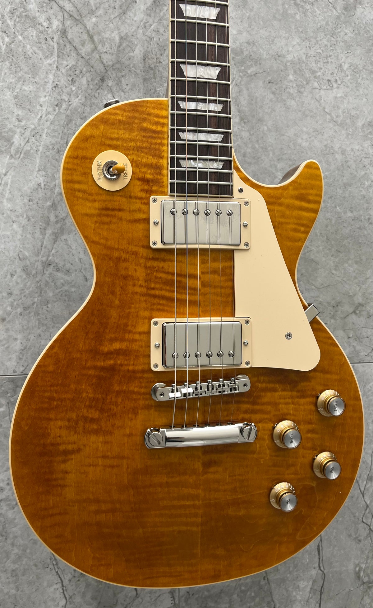 Gibson USA Les Paul Standard 60s Figured Flame Top - Honey Amber
