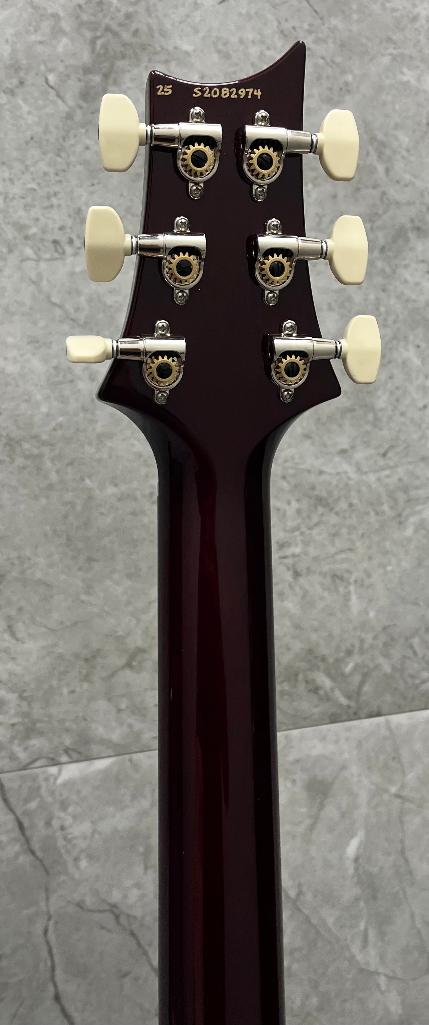 PRS Guitars USA S2 Custom 24-08 GI - Faded Gray Black Purple Burst 112819::GI SERIAL NUMBER 25 S2082974 - 7.8 LBS