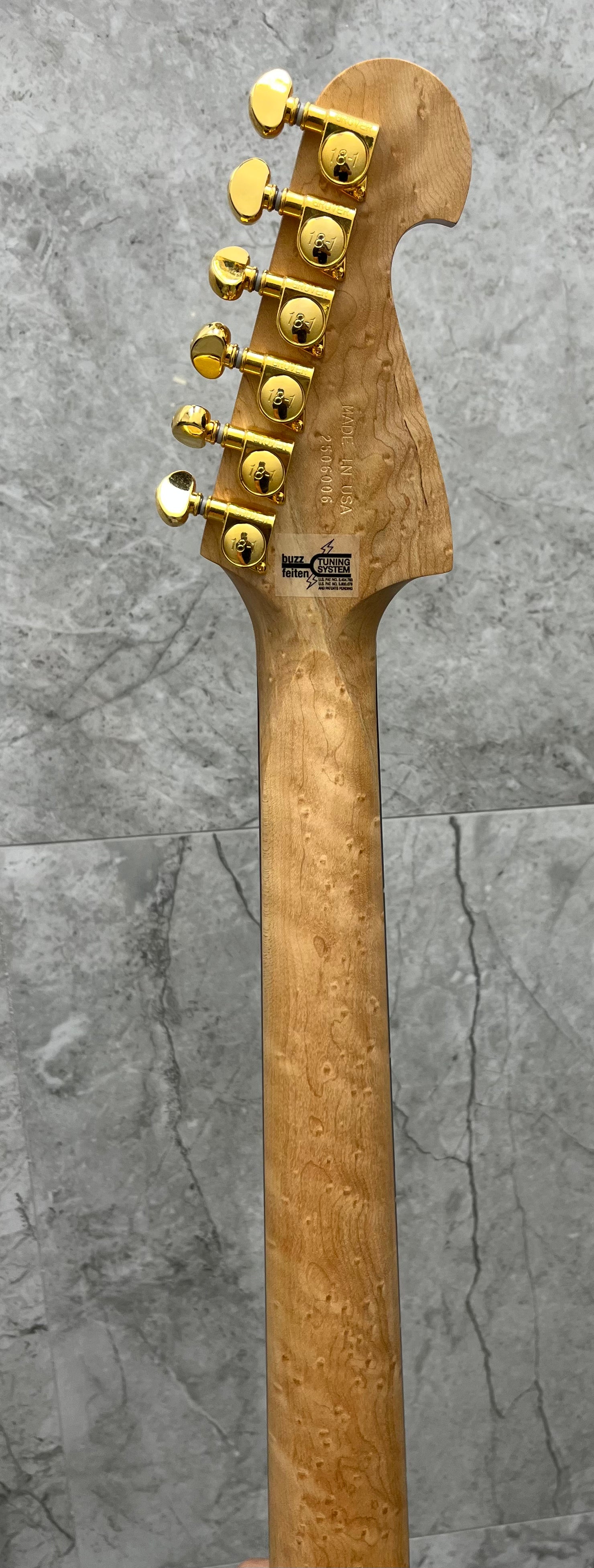 Washburn USA CUSTOM SHOP NUNO BETTENCOURT Nele Deluxe Series Electric Guitar, Natural Model NELEDLX-D SERIAL NUMBER 2506006 - 6 LBS 4 OZ